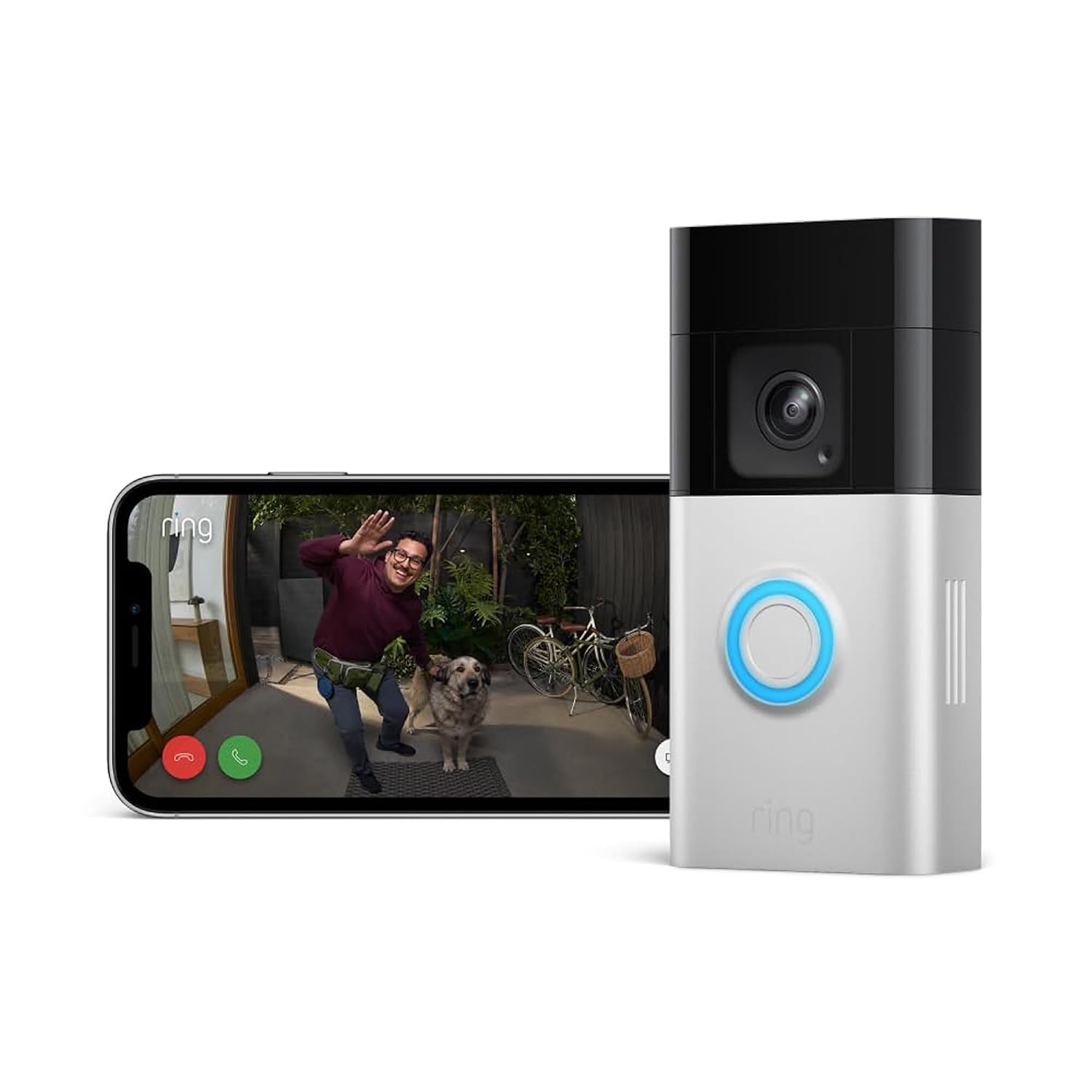 Thumbnail 2 de Ring Videocitofono Pro a batteria con Chime (3ª gen.) – videocitofono senza fili con rilevazione 3D e video HD