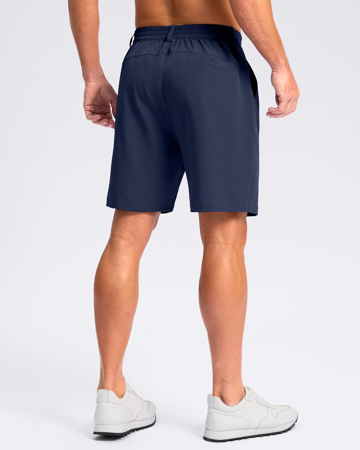 Detalle de Pudolla Men's Lightweight Casual Golf Shorts with 3 Pockets (7/9/5 in inseams)
