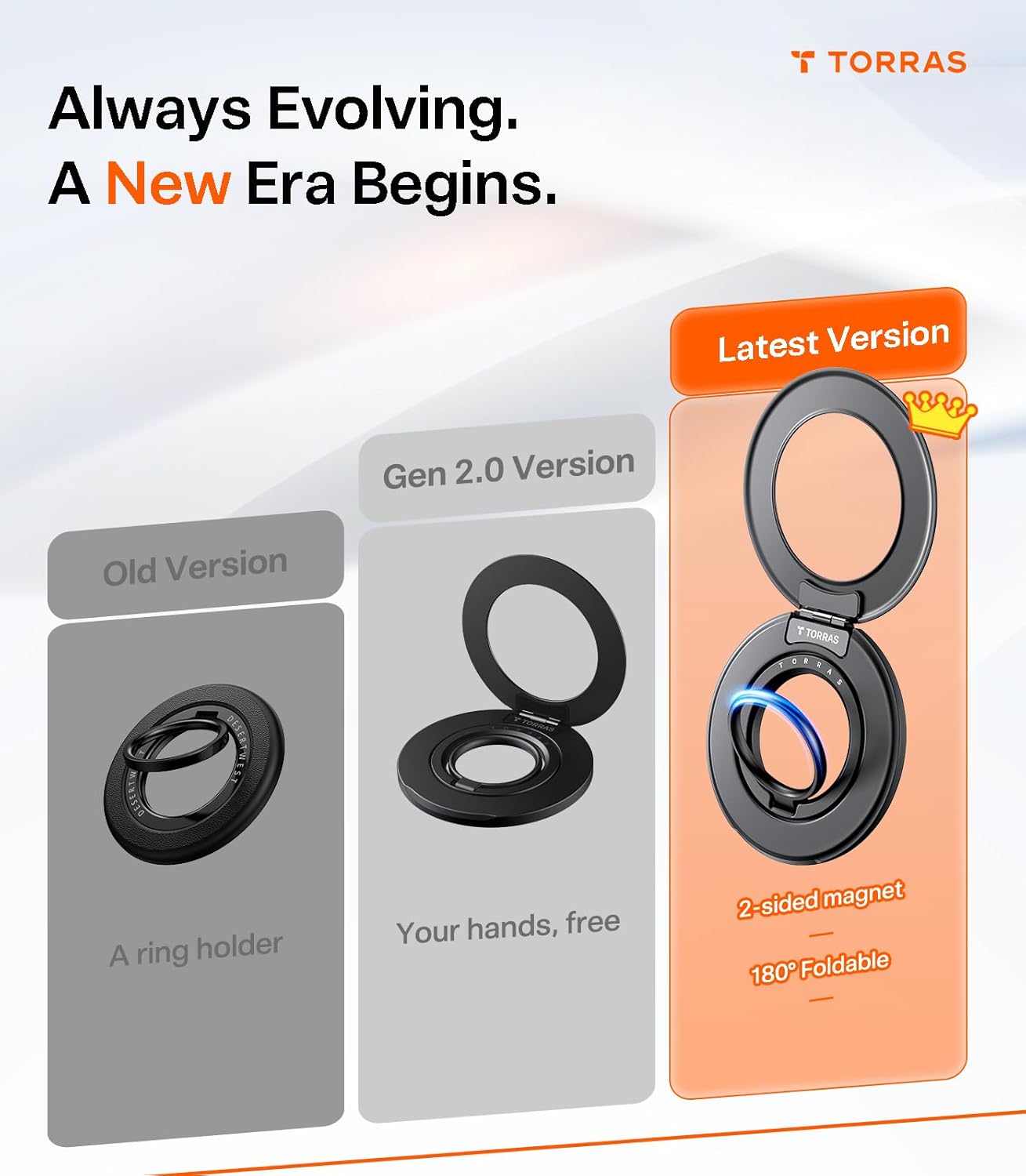 Detalle 2 de TORRAS 2025 Magnetic Phone Grip 360°