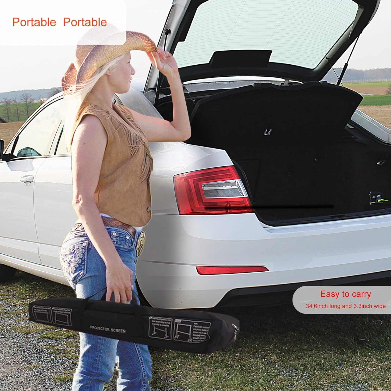 Thumbnail 4 de SKERELL 120-inch Projector Screen