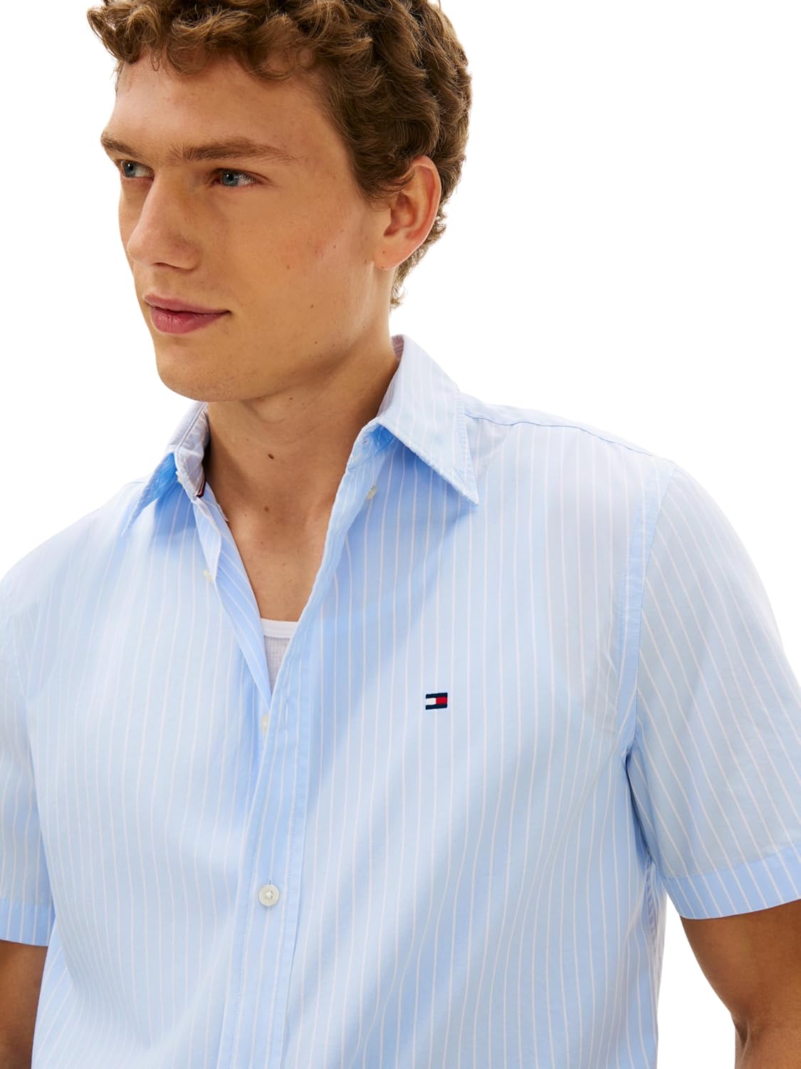 Thumbnail 3 de Tommy Hilfiger Herren S/S Shirt – klassisches Kurzarm-Hemd, Regular Fit