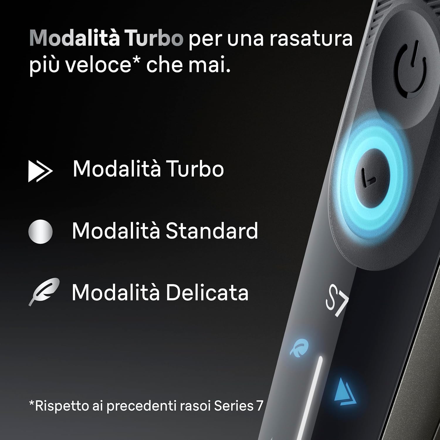 Thumbnail 3 de Braun Serie 7 72‑C7200CC rasoio elettrico barba 60 min