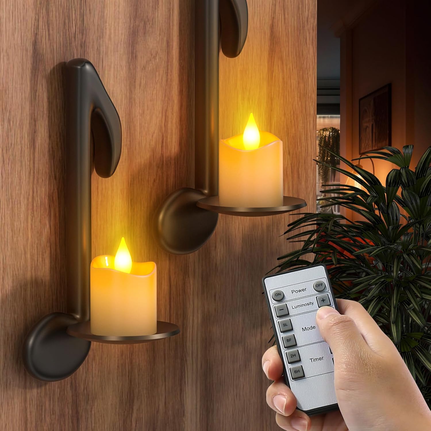 Detalle 2 de SoulBay Rechargeable Tea Lights 12 pack ๐