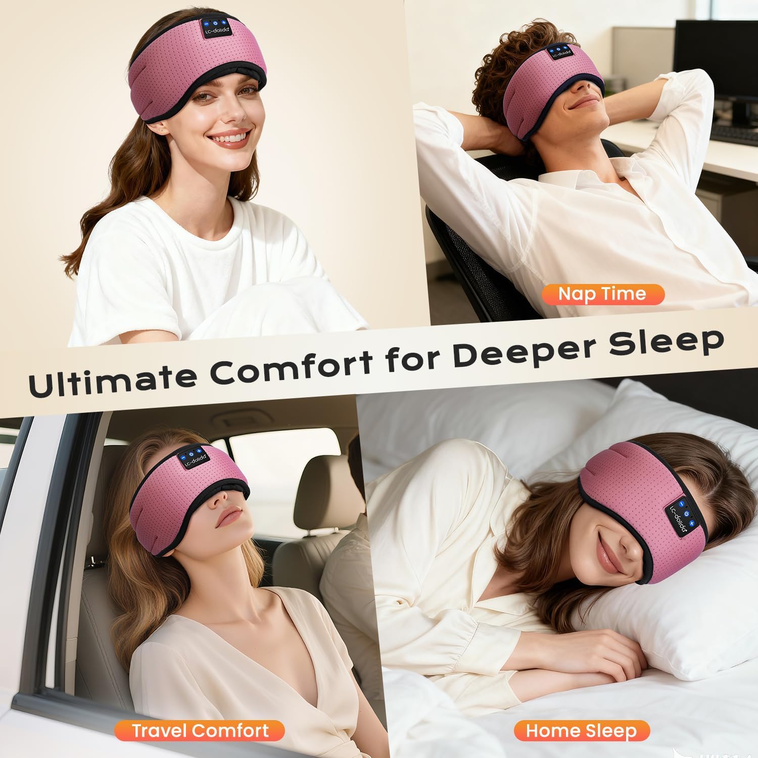 Thumbnail 5 de LC-dolida Bluetooth Sleep Mask 15h