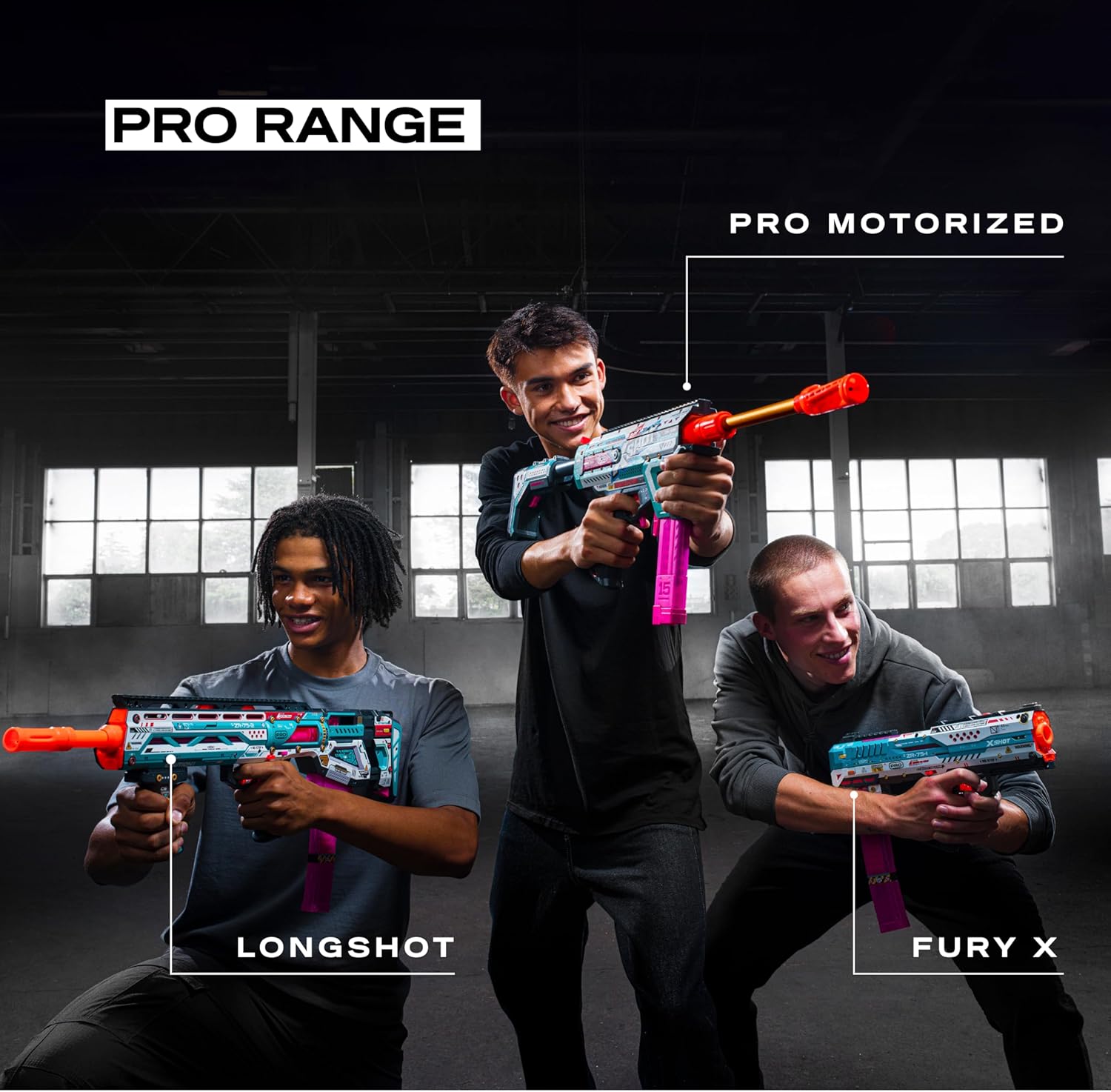 Thumbnail 2 de XSHOT Skins Pro Series Fury-X (ZURU) mit 40 Air Pocket Darts und Dart-Lagerung