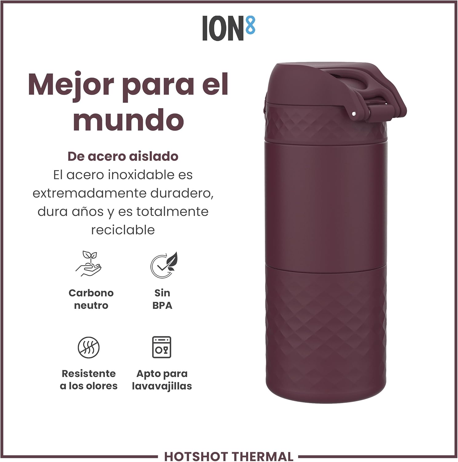 Thumbnail 4 de ion8 Vaso Termo Café Para Llevar ☕ Prueba de Fugas