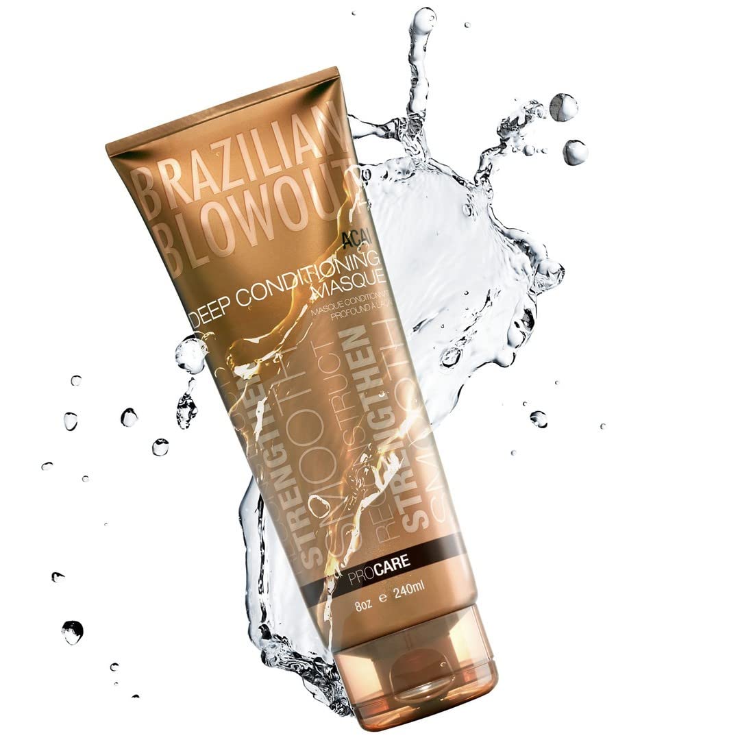 Thumbnail 3 de Brazilian Blowout Deep Conditioning Masque (8 fl oz) for Dry, Frizzy Hair