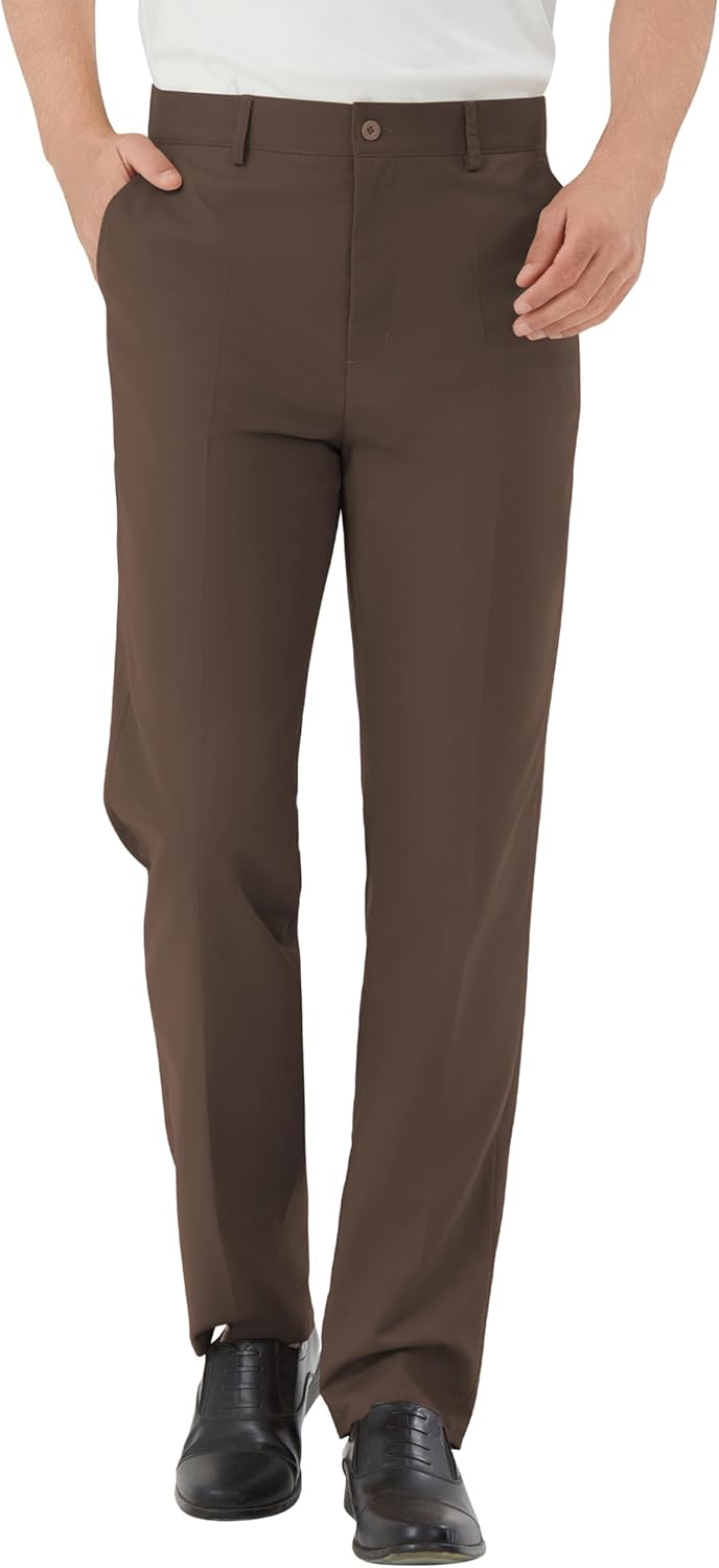 Thumbnail 6 de Men's Tall Classic Fit Flex Flat Front Dress Pants for Business & Office (Tall-friendly 32"–38" inseam)