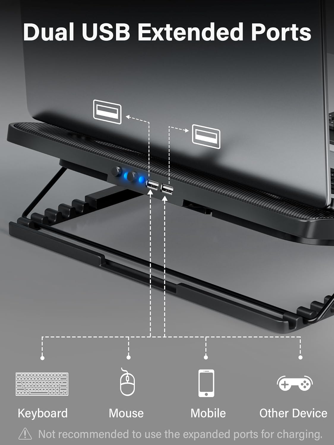 Thumbnail 5 de Kootek Laptop Cooling Pad 5 Fans