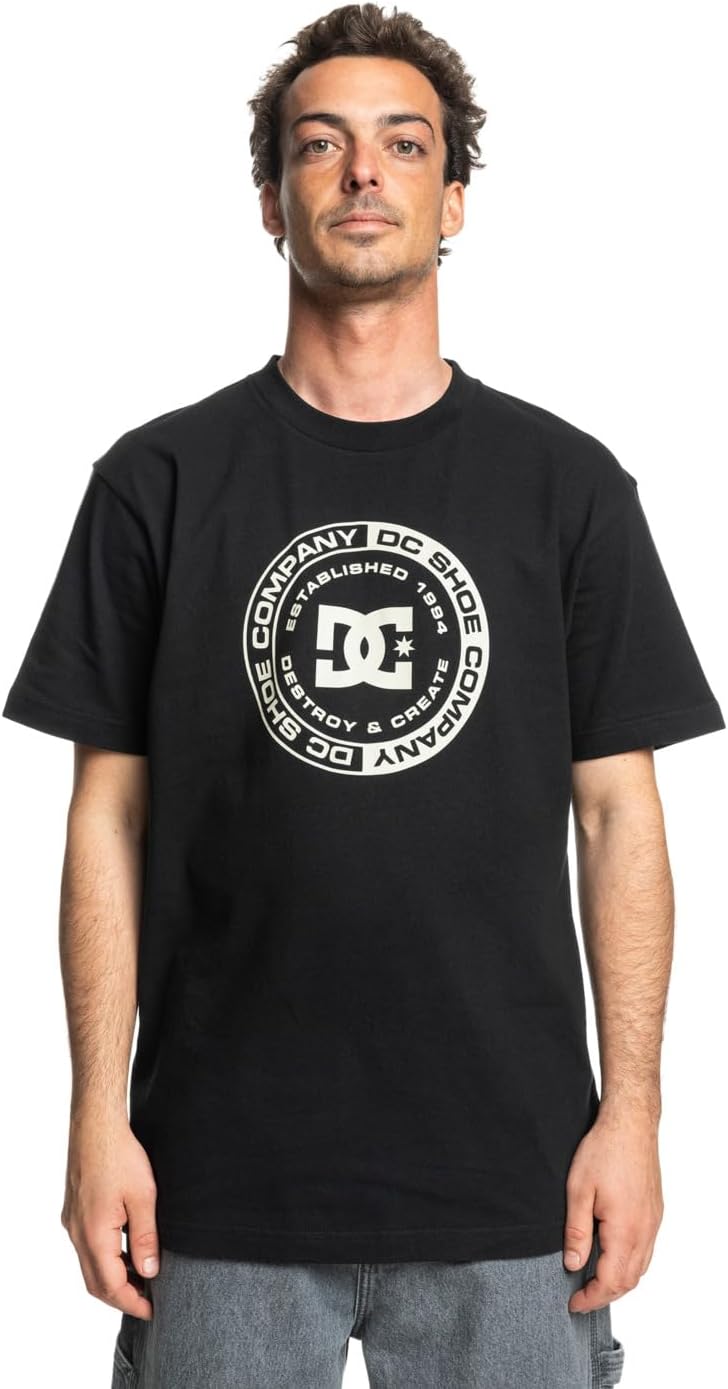 Detalle de DC Shoes DC Corpo HSS T-Shirt Homme (Lot de 1) – Lineguide, coupe standard