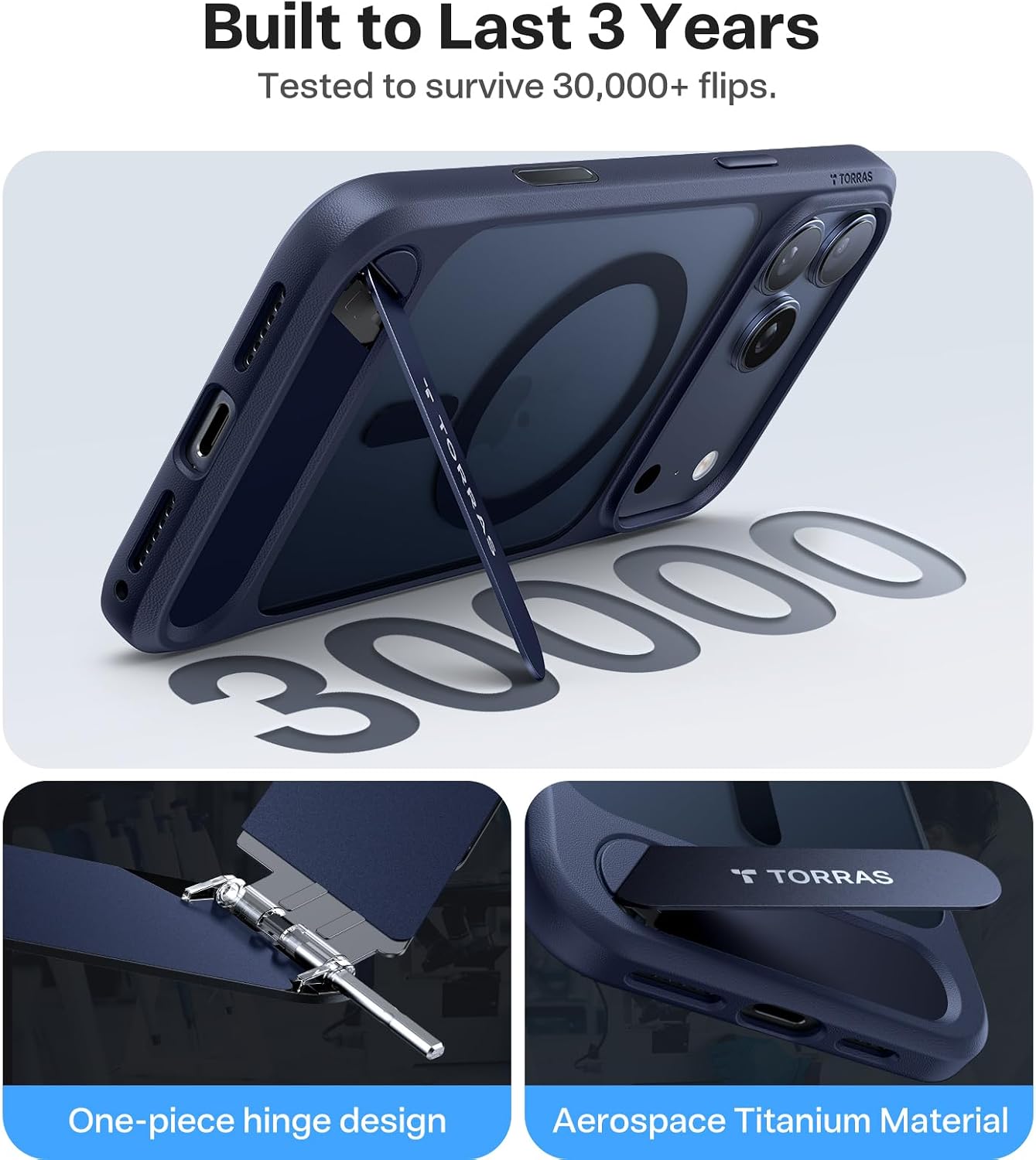 Thumbnail 4 de TORRAS OStand L1 iPhone 17 Pro case 12FT navy