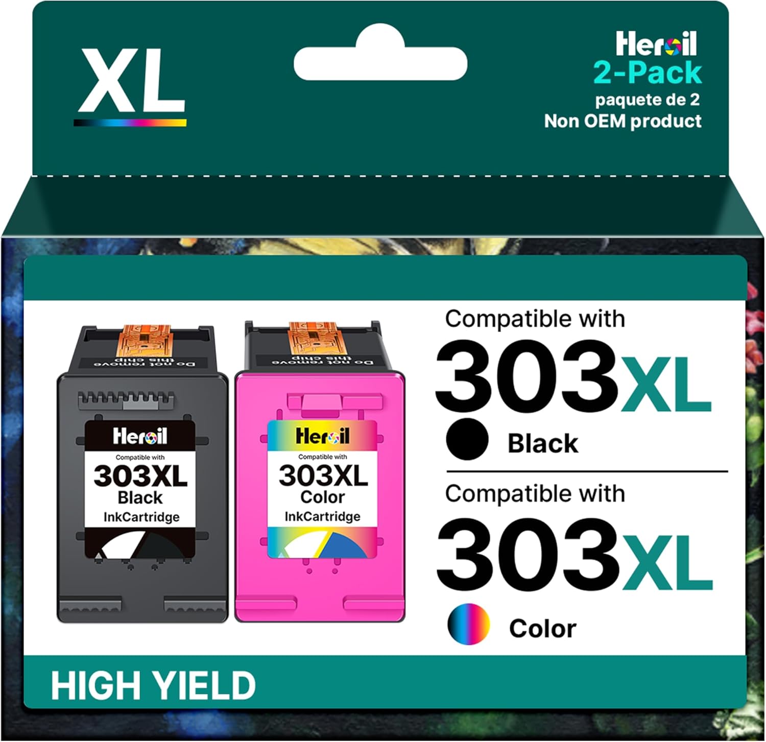 Thumbnail 4 de Heroil 302XL Cartuchos HP 302 XL 2 Pack 📦