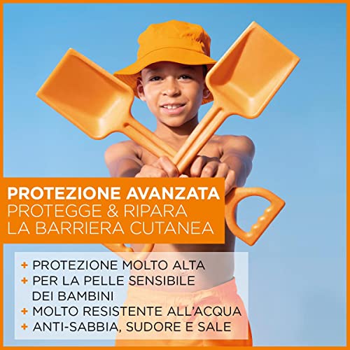 Detalle de Garnier Ambre Solaire Advanced Sensitive Kids Spray Solare Protettivo SPF 50+