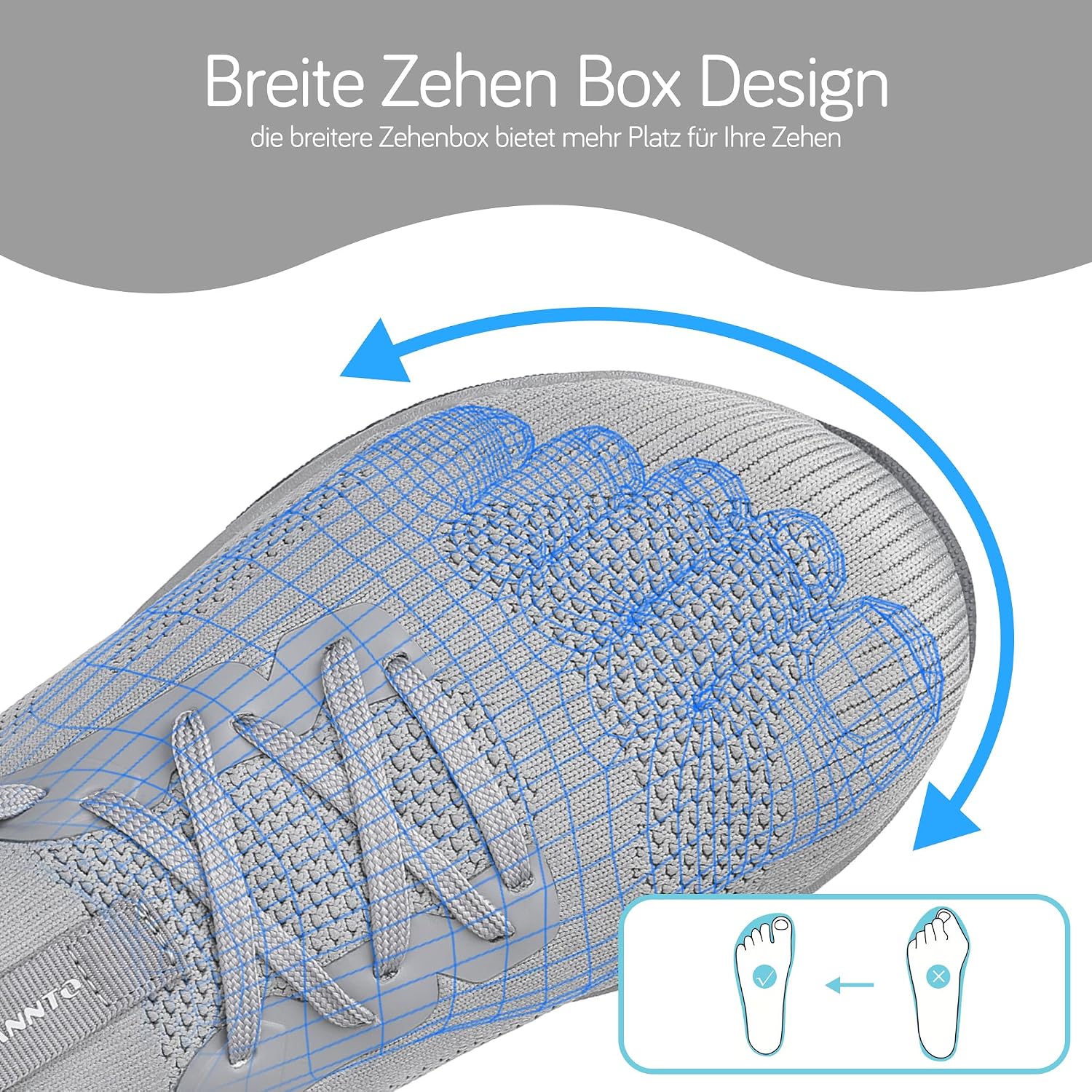 Thumbnail 2 de DANNTO Barfußschuhe Zero Drop Wanderschuhe