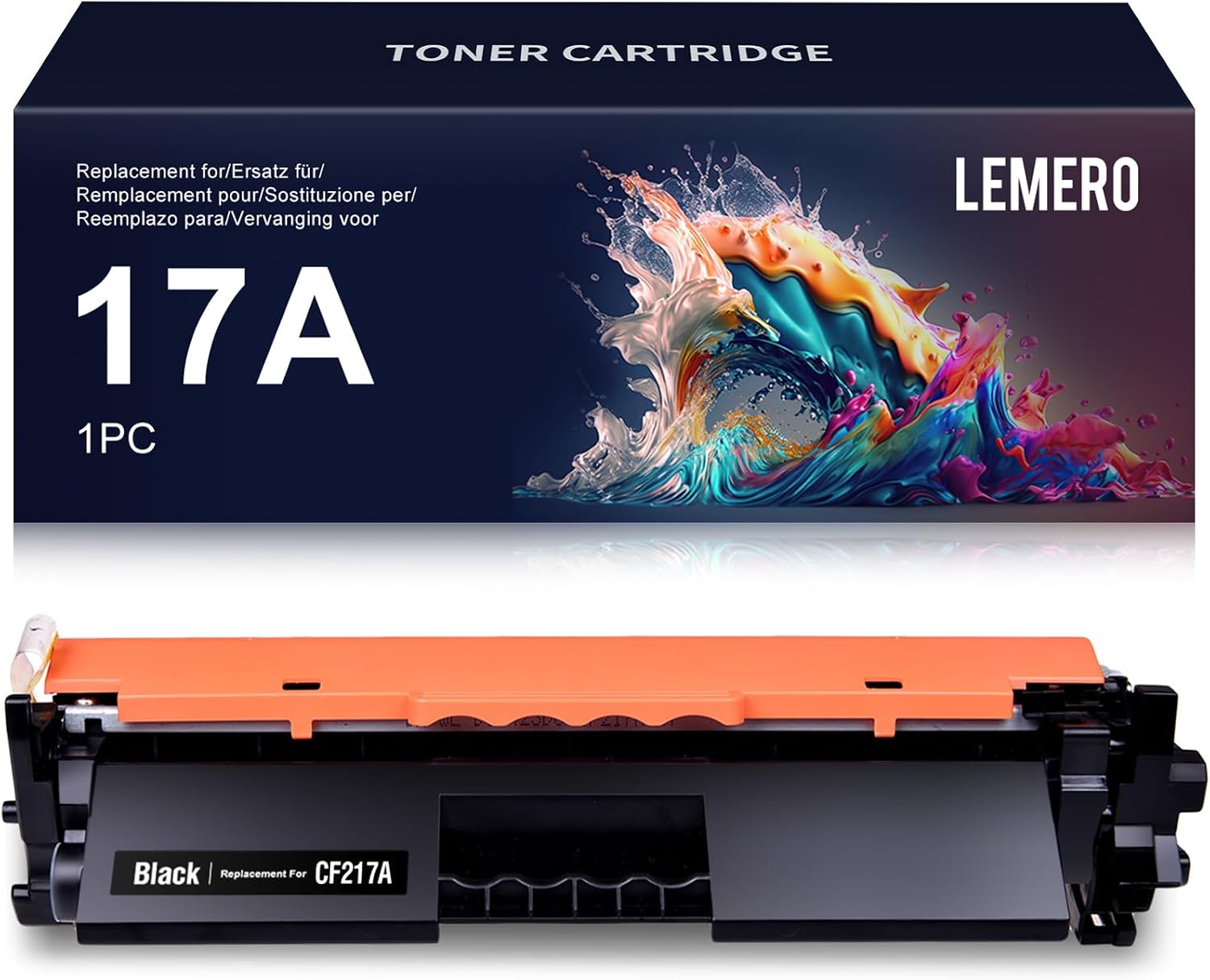 Detalle de Lemero 17A CF217A toner nero