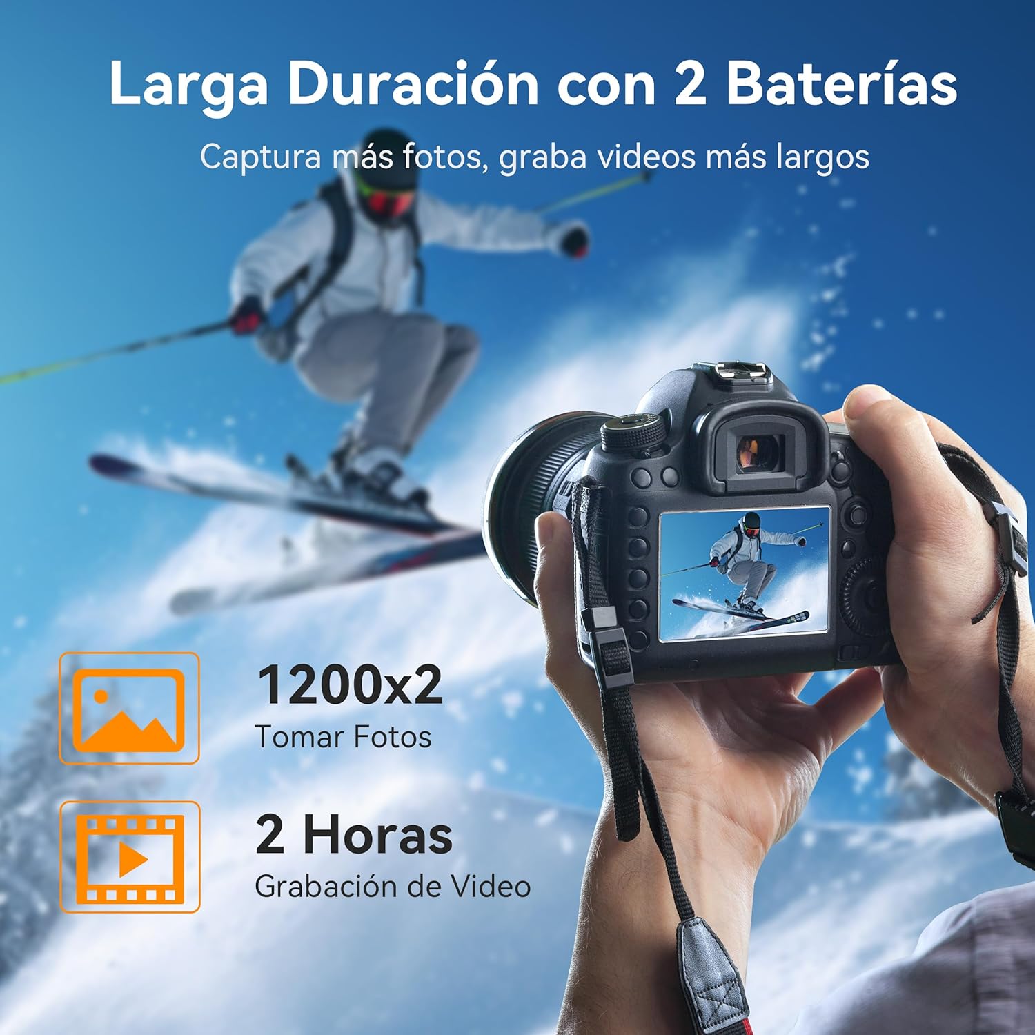 Thumbnail 4 de ENEGON LP-E6/LP-E6N Cargador doble 2×3000 mAh