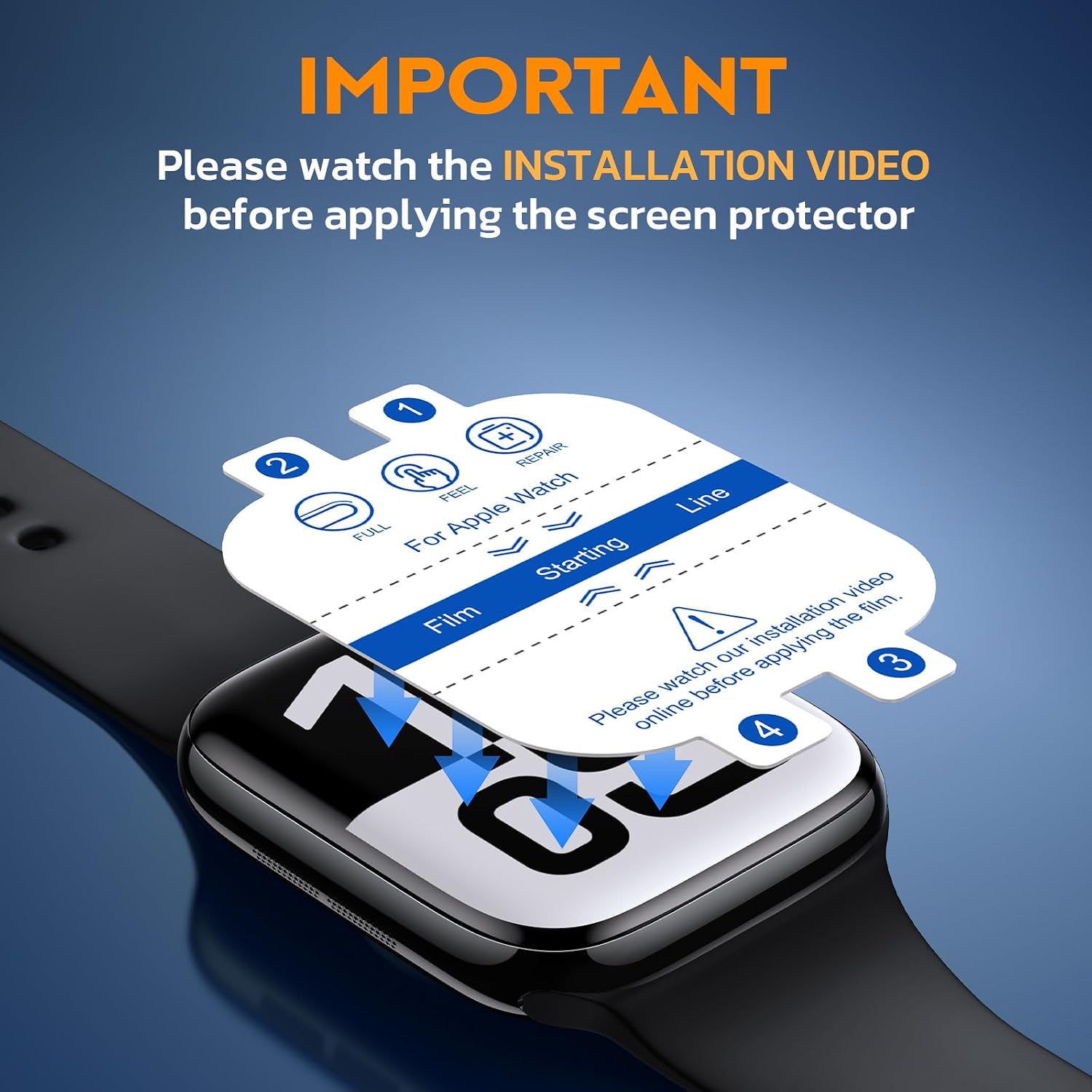 Thumbnail 2 de Misxi Soft TPU Screen Protector for Apple Watch 40mm