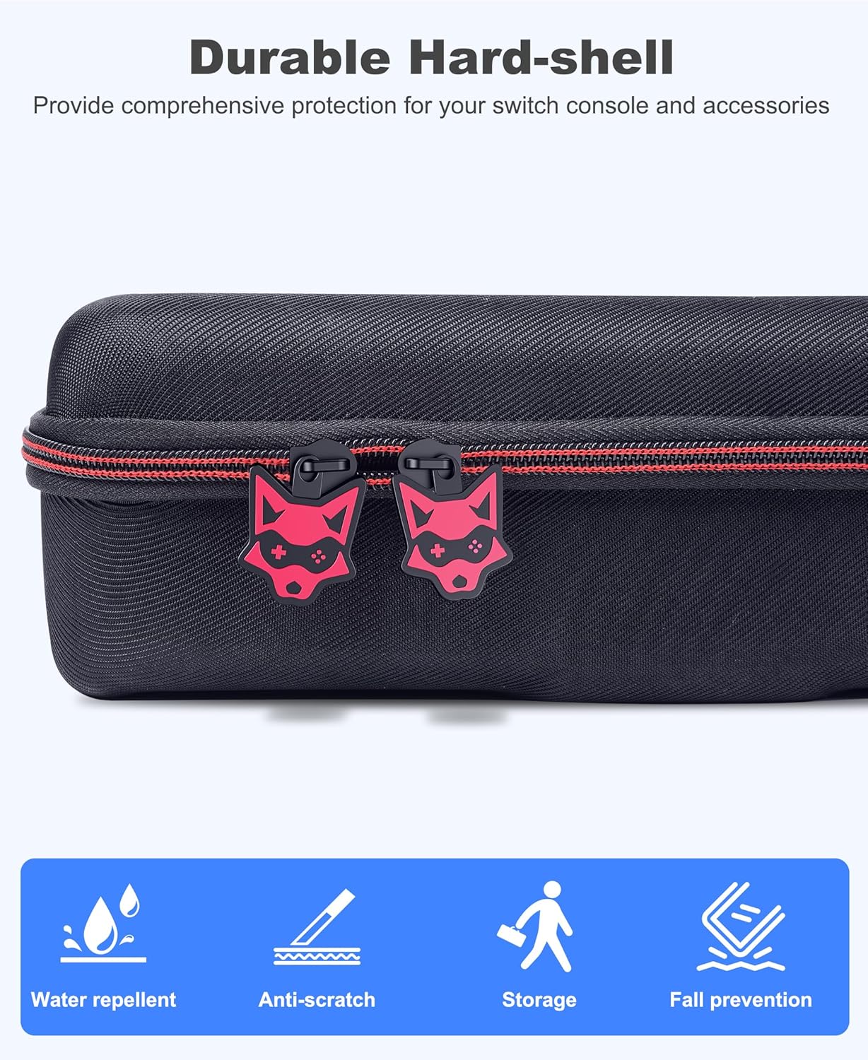 Thumbnail 5 de HELLCOOL Tasche für Nintendo Switch 2 – Ultra Schutz Hülle mit viel Platz für Joy-Con & Zubehör
