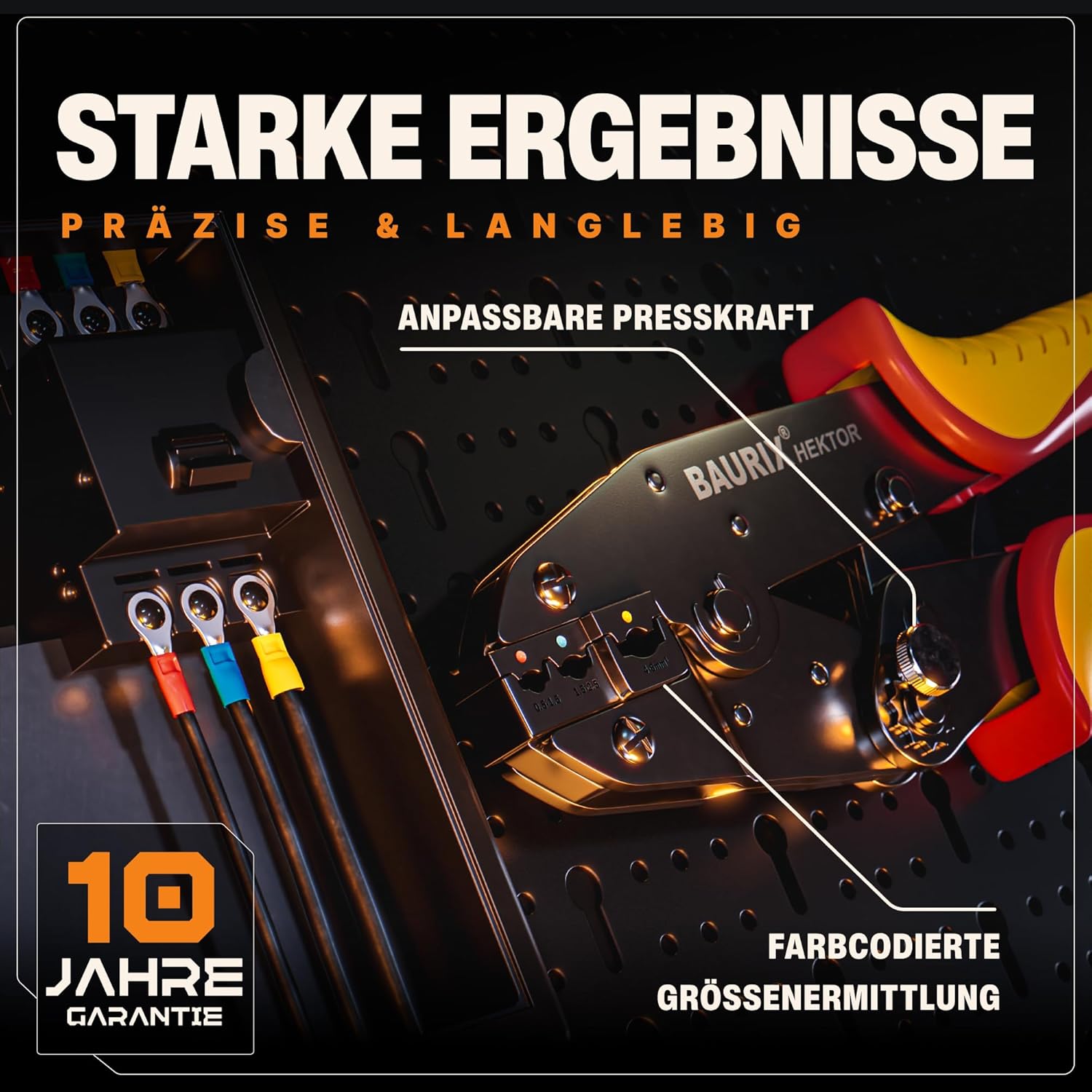 Detalle 2 de BAURIX Crimpzange 700er Set