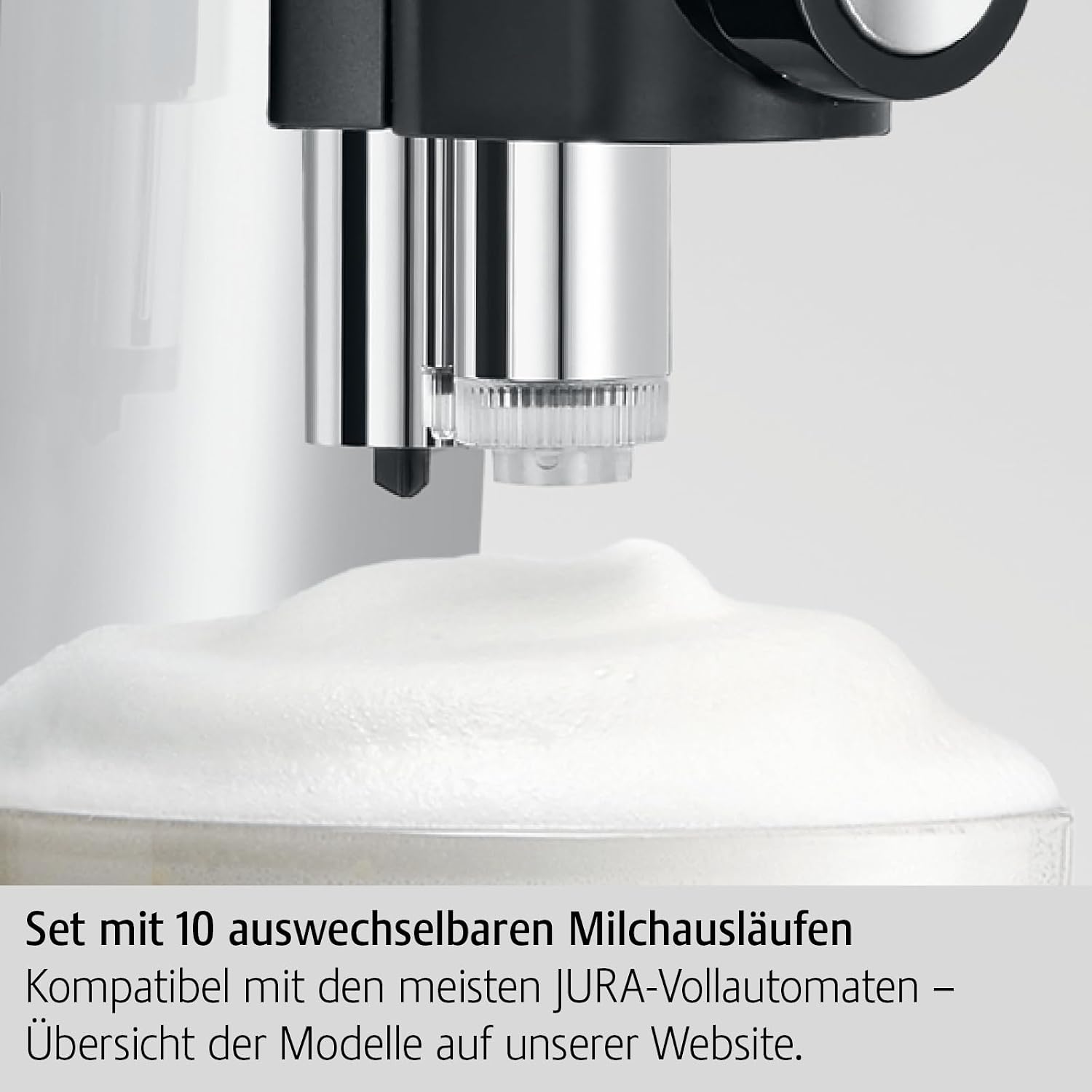 Detalle de JURA CX3 72228 Replaceable Milk Spout, Pack of 10, TÜV-Certified Hygiene