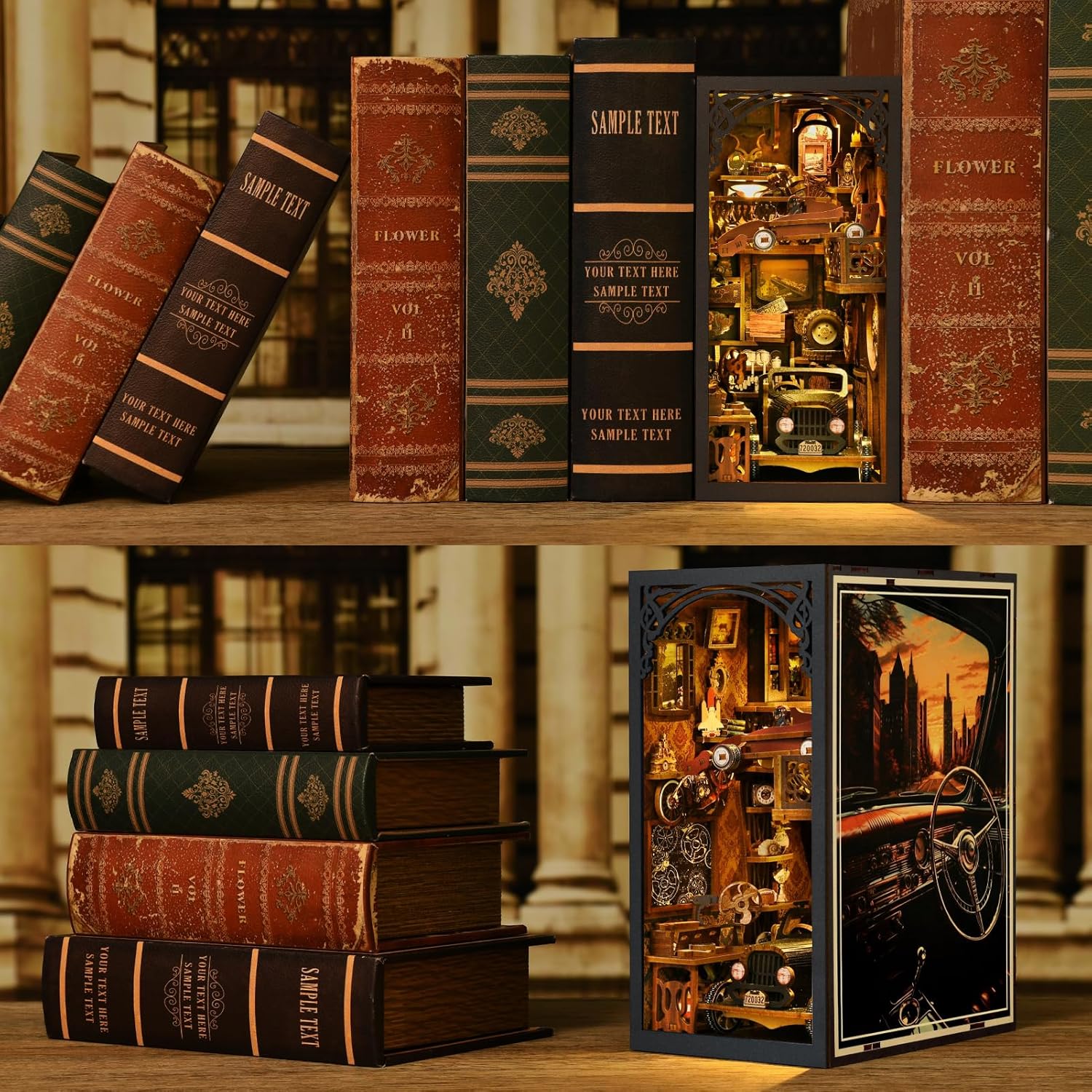 Thumbnail 5 de ETKVR Book Nook Kit Auto-Stil 3D