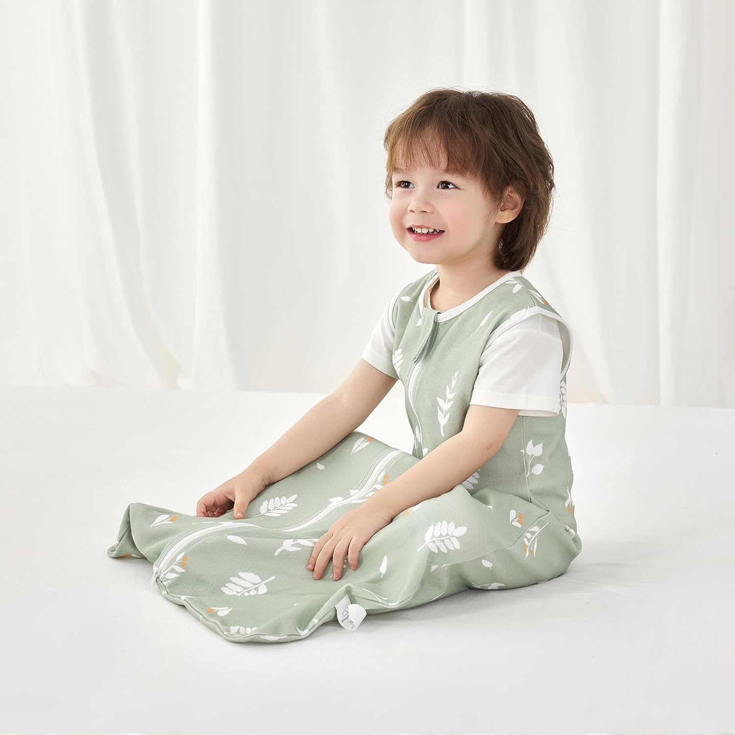Thumbnail 6 de Nivolltha Super Weich 2er Pack 0.5 TOG Baby Schlafsack – 100% Baumwolle, Größe M (75–90 cm)