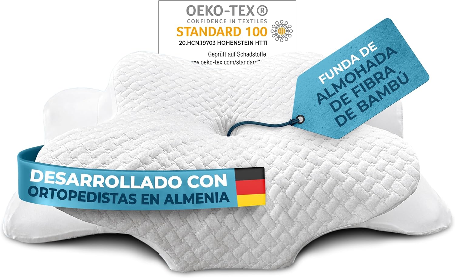 Thumbnail 6 de Glückstoff Almohada Cervical viscoelástica 1 unidad