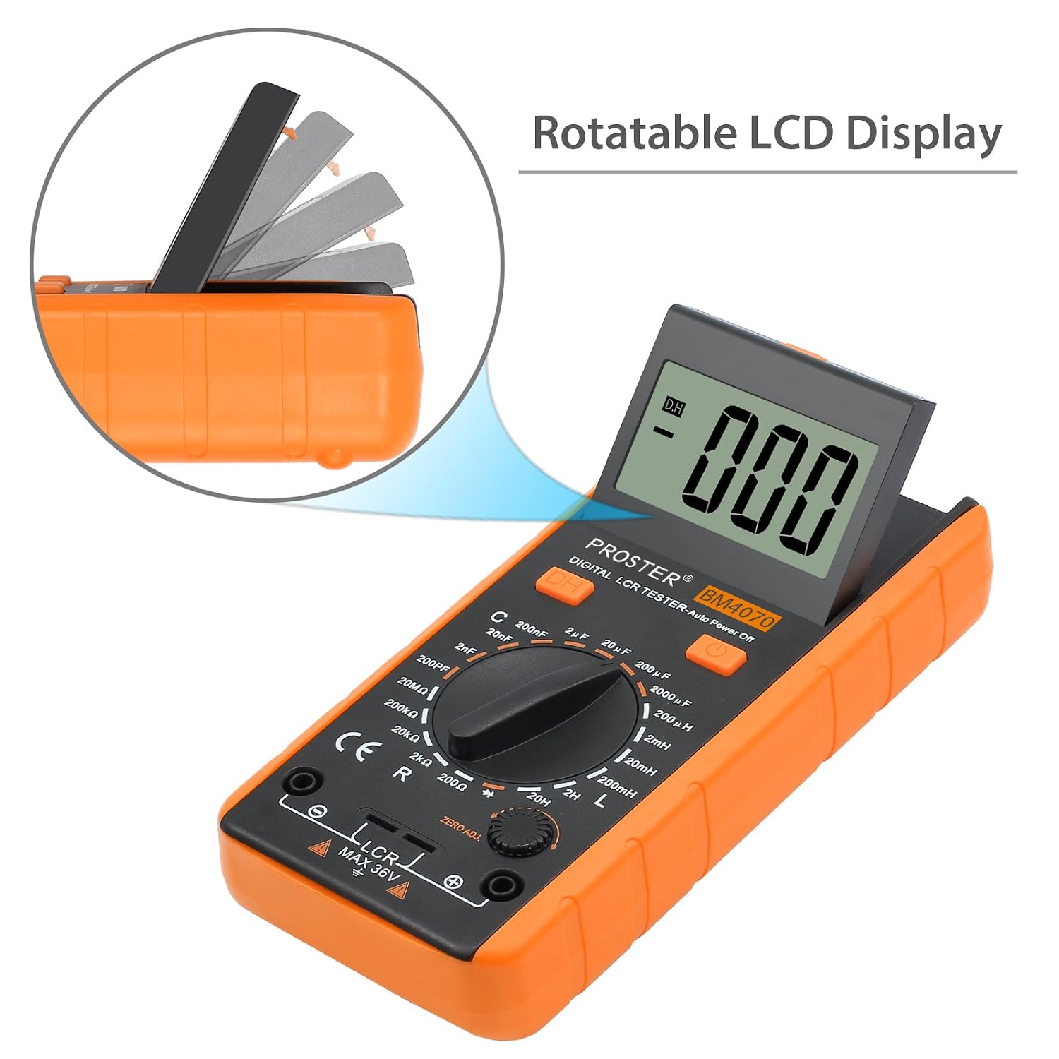 Detalle 2 de Proster TOPPST077 LCR Meter for Capacitance, Inductance and Resistance
