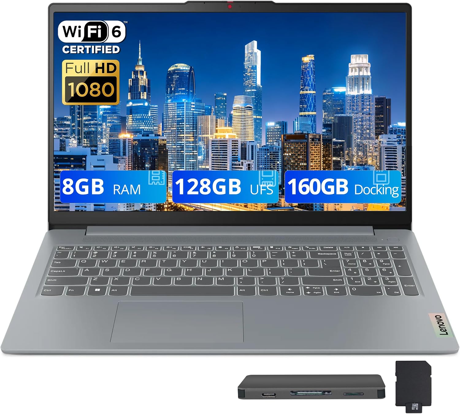 Detalle de Lenovo IdeaPad Slim 3 laptop 15.6-inch