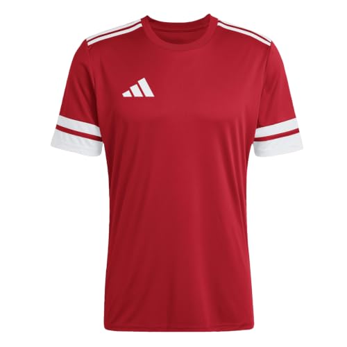 Detalle de adidas Hombre Squadra25 Jersey Short Sleeve Shirt, Team Power Red 2 / White, L