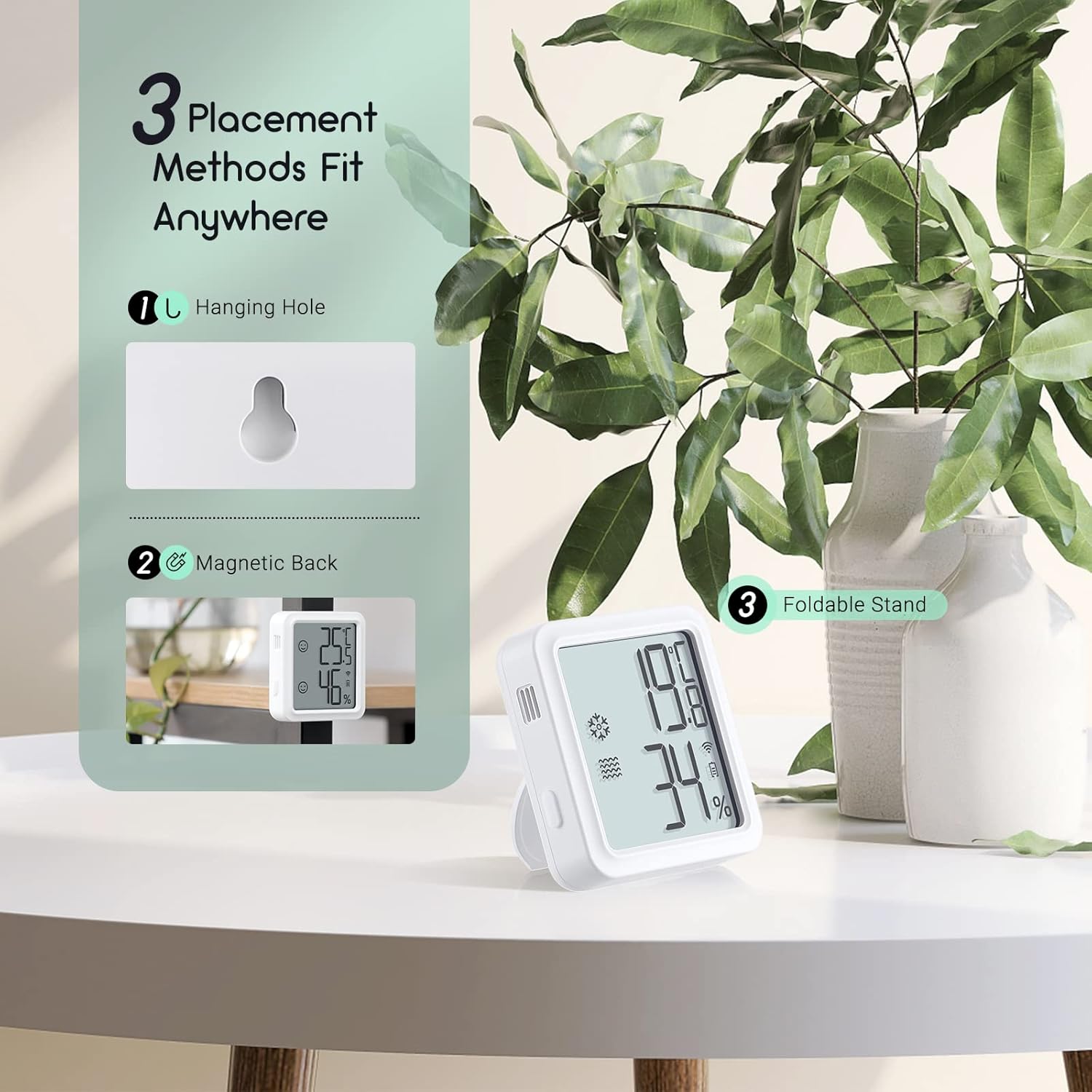 Thumbnail 6 de Inkbird IBS-TH3-PLUS termometro igrometro WiFi con display LCD e app, controllo e notifiche