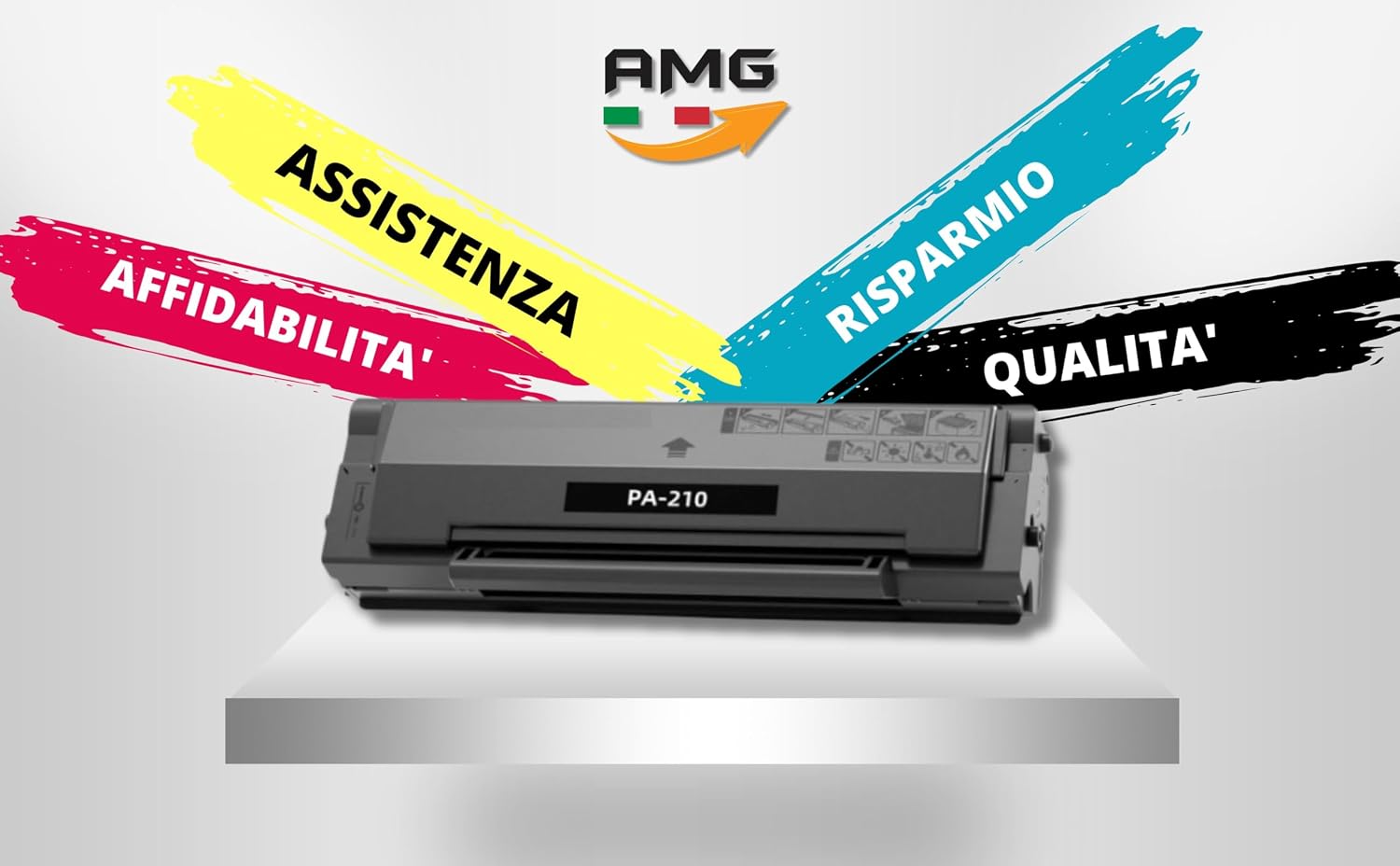 Thumbnail 5 de Cartuccia Toner AMG Sales compatibile Pantum PA-210 – Nero 1600 pagine, garanzia 24 mesi