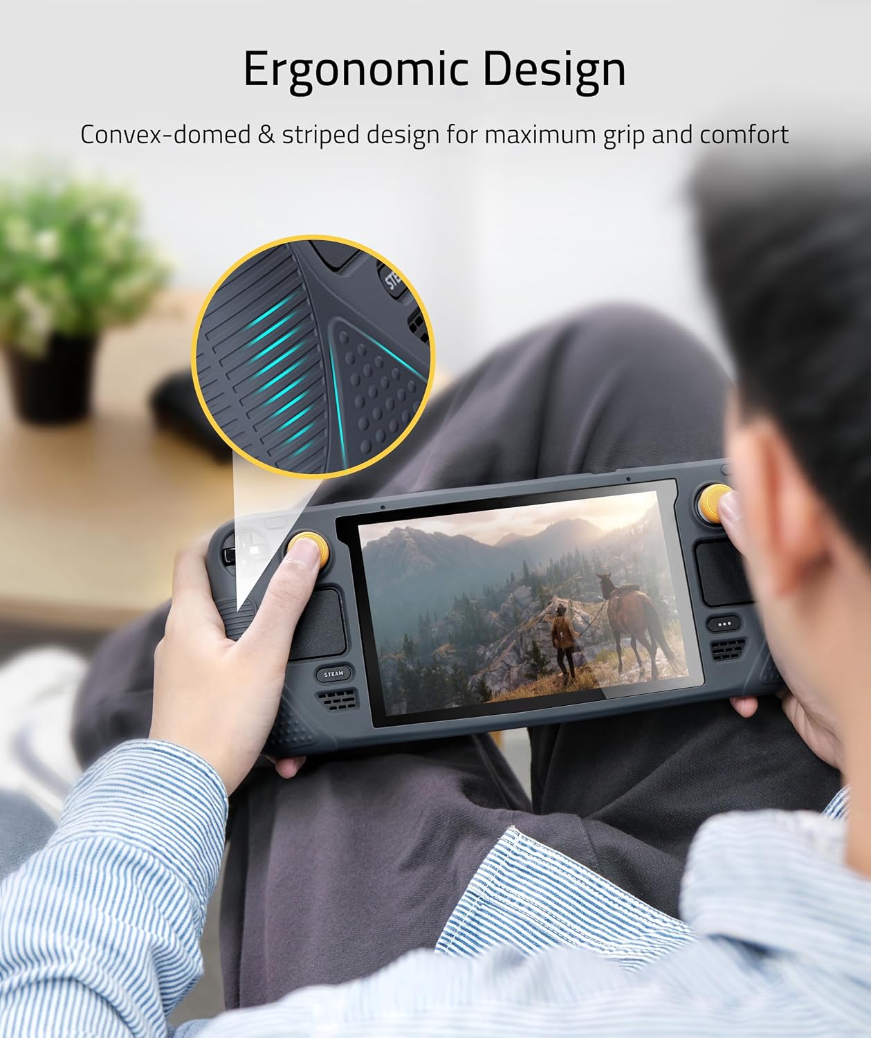 Thumbnail 3 de Syntech Steam Deck Protective Case Gray