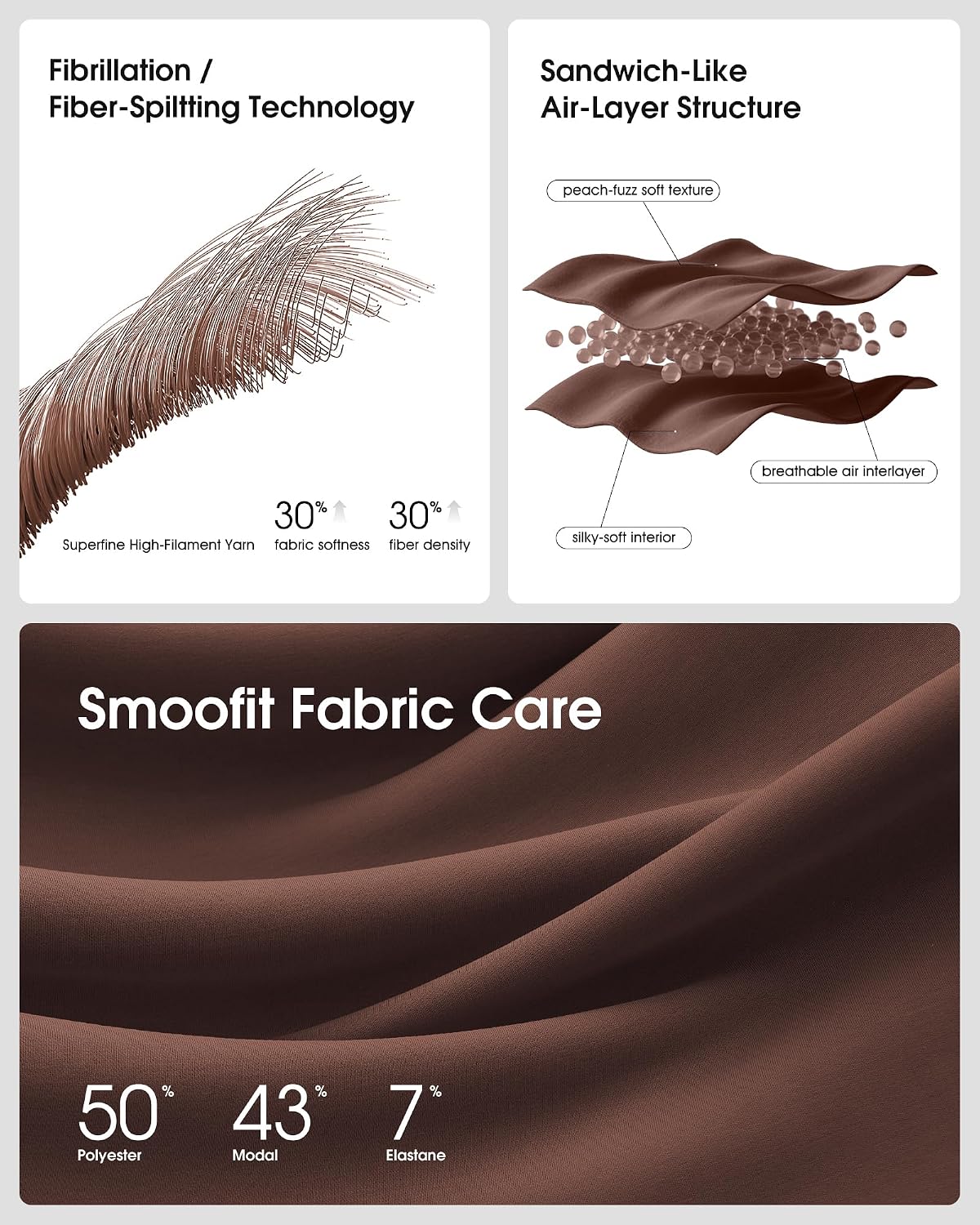 Detalle de G4Free Wide-Leg Pants in Modal