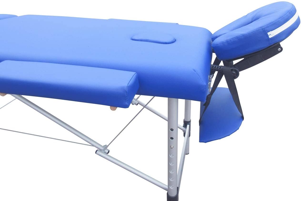 Detalle 2 de Mobiclinic Lettino Pieghevole per Fisioterapia CA-01 Plus – Blu, 186 x 60 cm