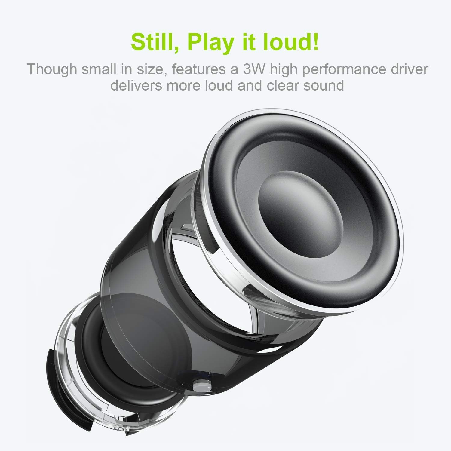 Detalle de EWA A106 Pro wireless mini Bluetooth speaker 12h
