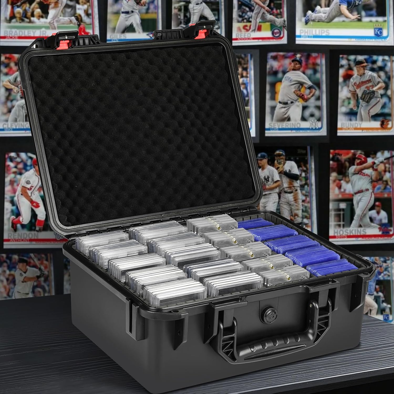 Detalle de Graded Card Case Storage Box: 800+ Toploader Capacity for PSA/BGS/SGC Cards