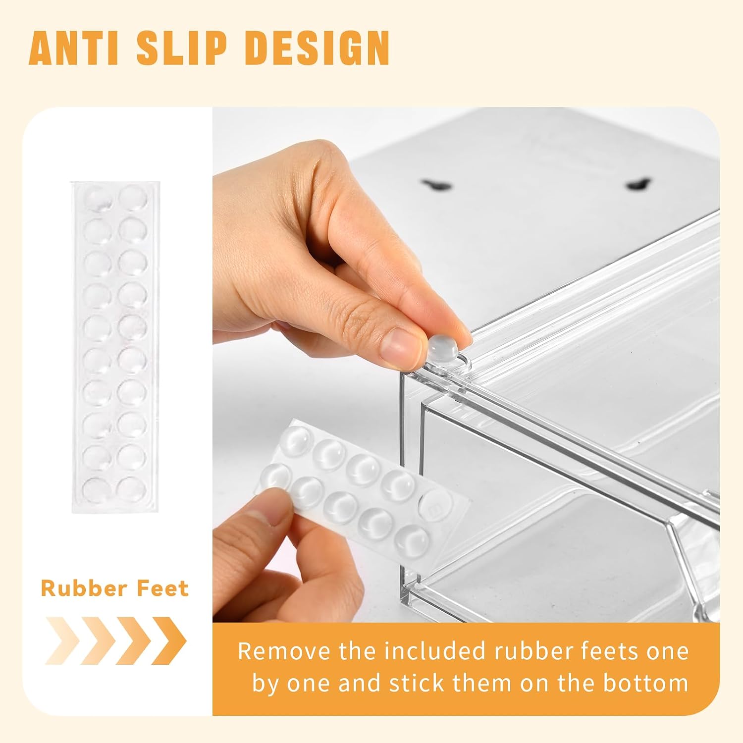 Detalle de Stebopum 12.1" Makeup Organizer 5 Pack