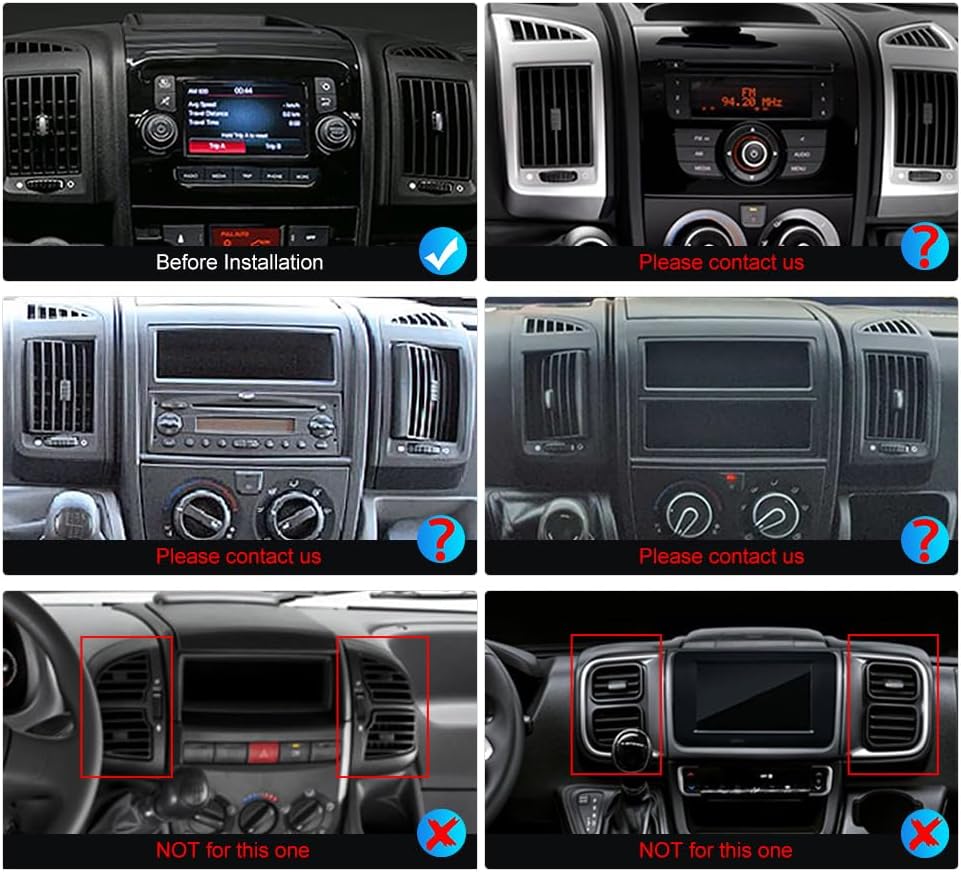 Thumbnail 2 de ACAVICA 13.1" QLED Android 15 car stereo for Fiat Ducato / Peugeot Boxer / Citroen Jumper (2007–2023) with wireless CarPlay & Android Auto