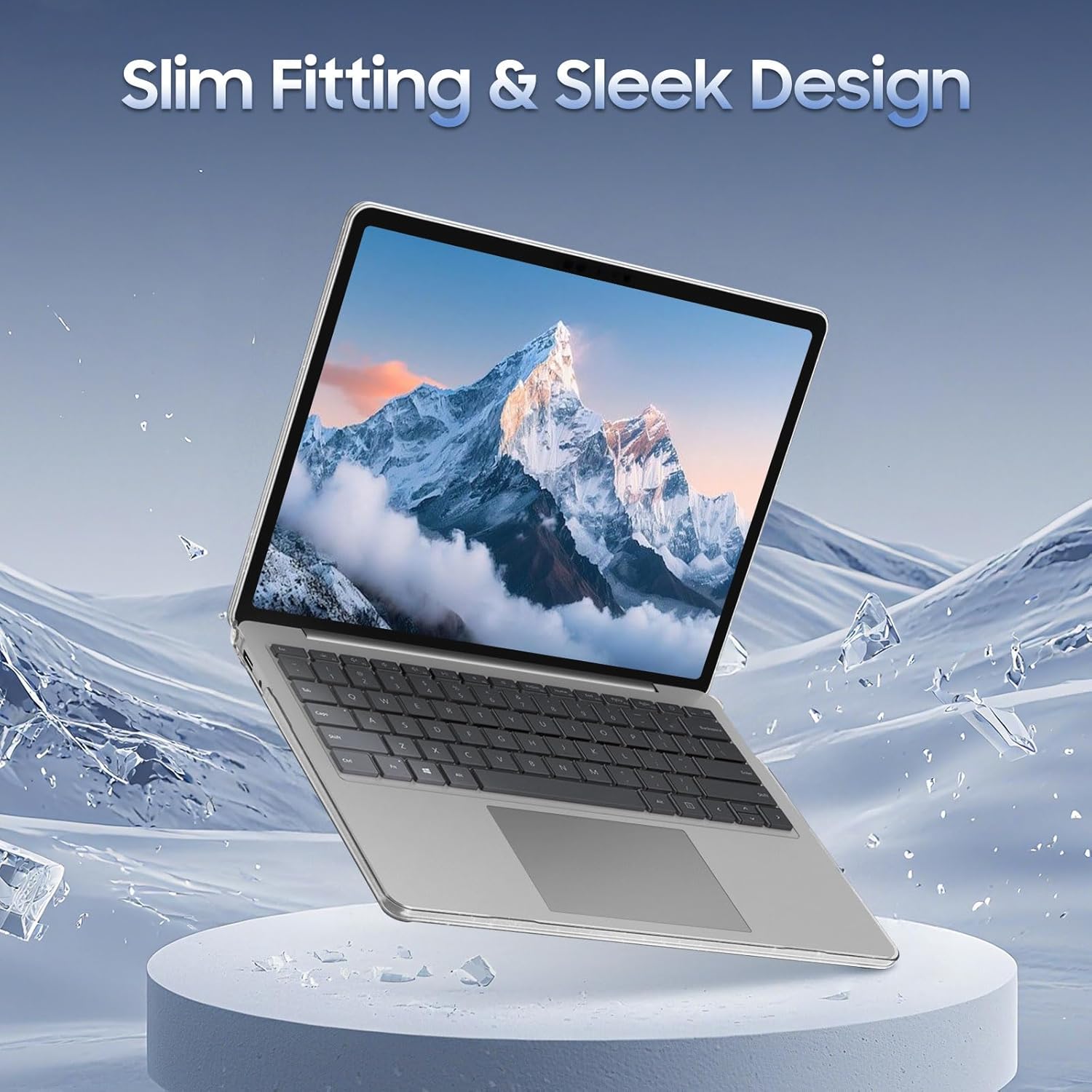 Thumbnail 3 de Fintie Hülle 13 Zoll Surface Laptop 2025 Modell 2095 – Ultradünne, transparente Snap-on Hülle
