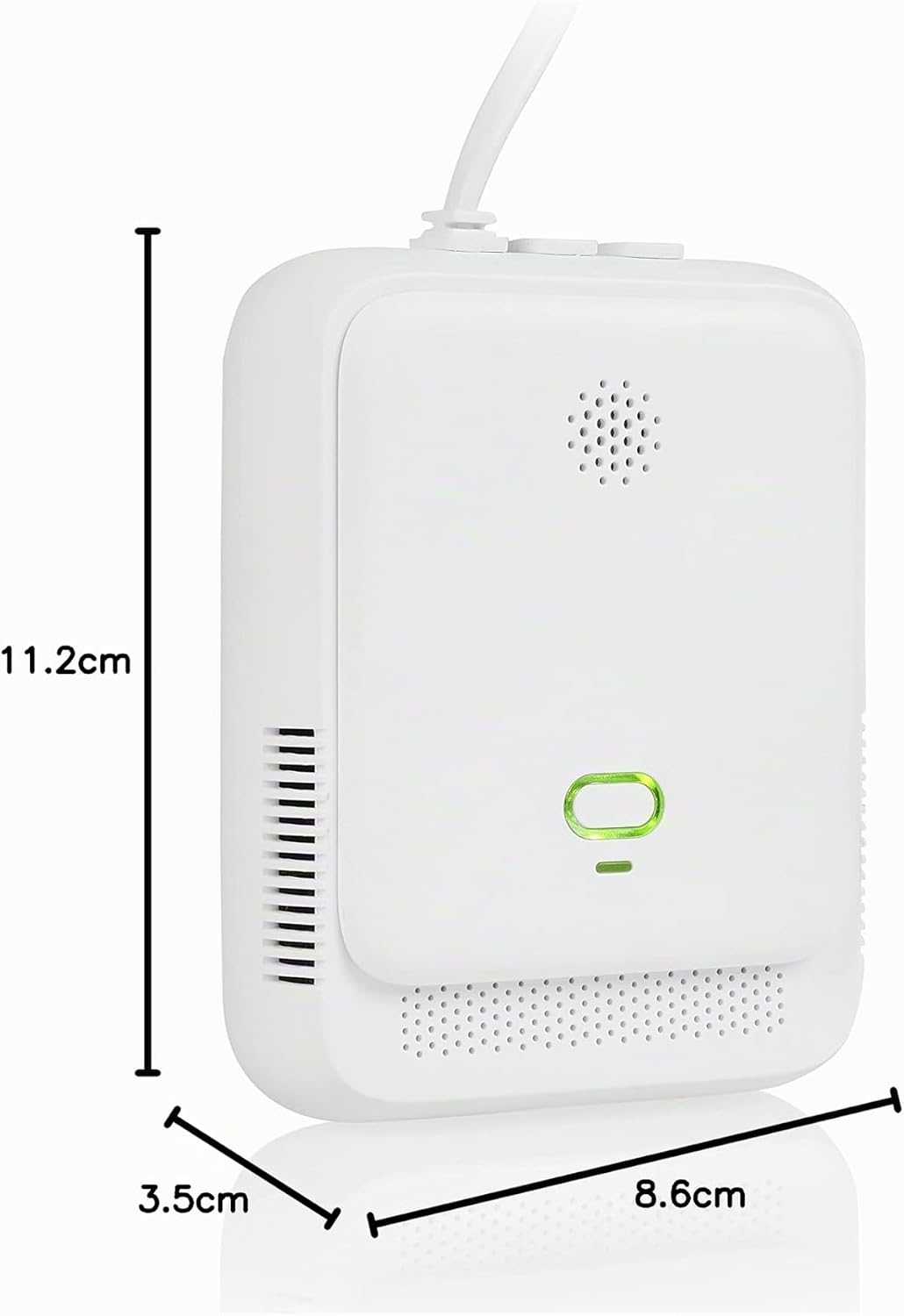 Detalle de Smartwares Rivelatore di gas FGA-13410: rilevazione metano, propano e butano con alimentazione di rete (5 anni di durata)
