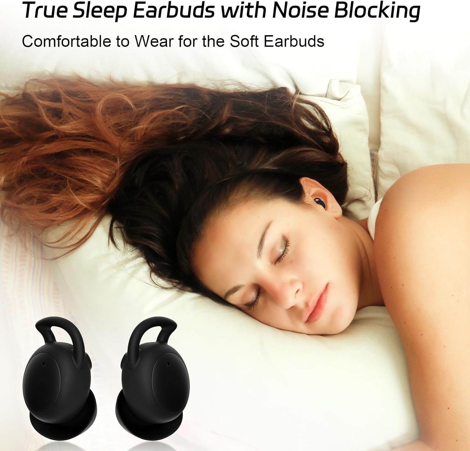 Thumbnail 1 de esonstyle Invisible Sleep Headphones: Sleep Earbuds for Side Sleepers