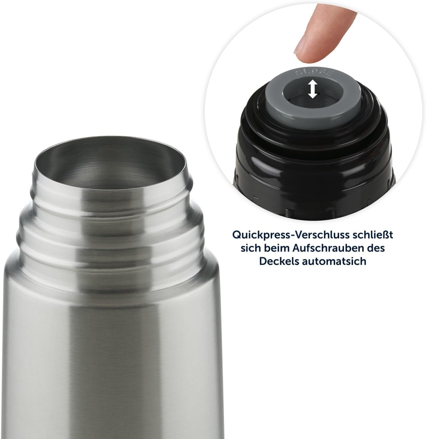 Thumbnail 1 de Blumtal Thermosflasche 1L Edelstahl BPA-frei