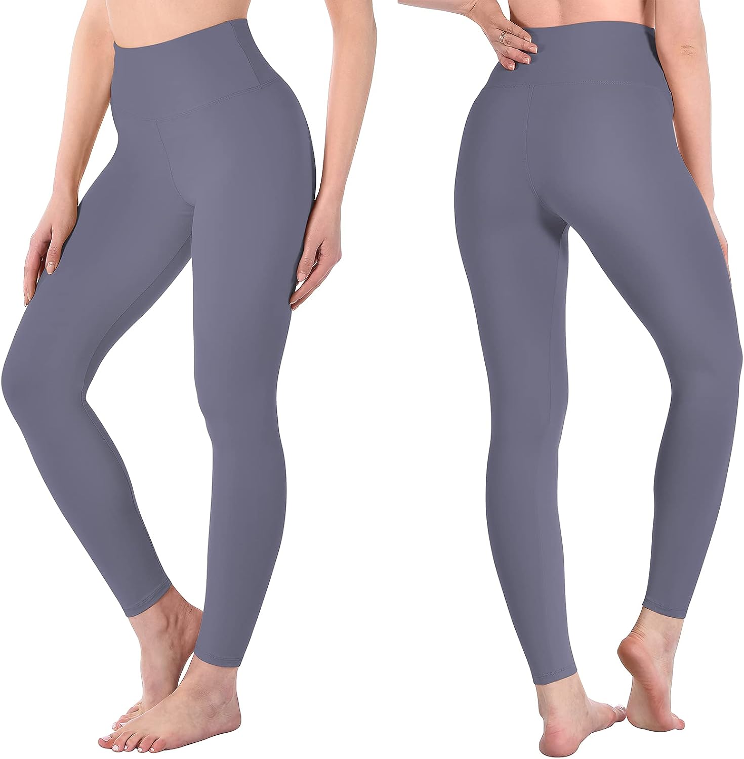 Detalle 2 de SINOPHANT Damen Leggings High Waist (blickdicht) mit Bauchkontrolle für Sport & Yoga