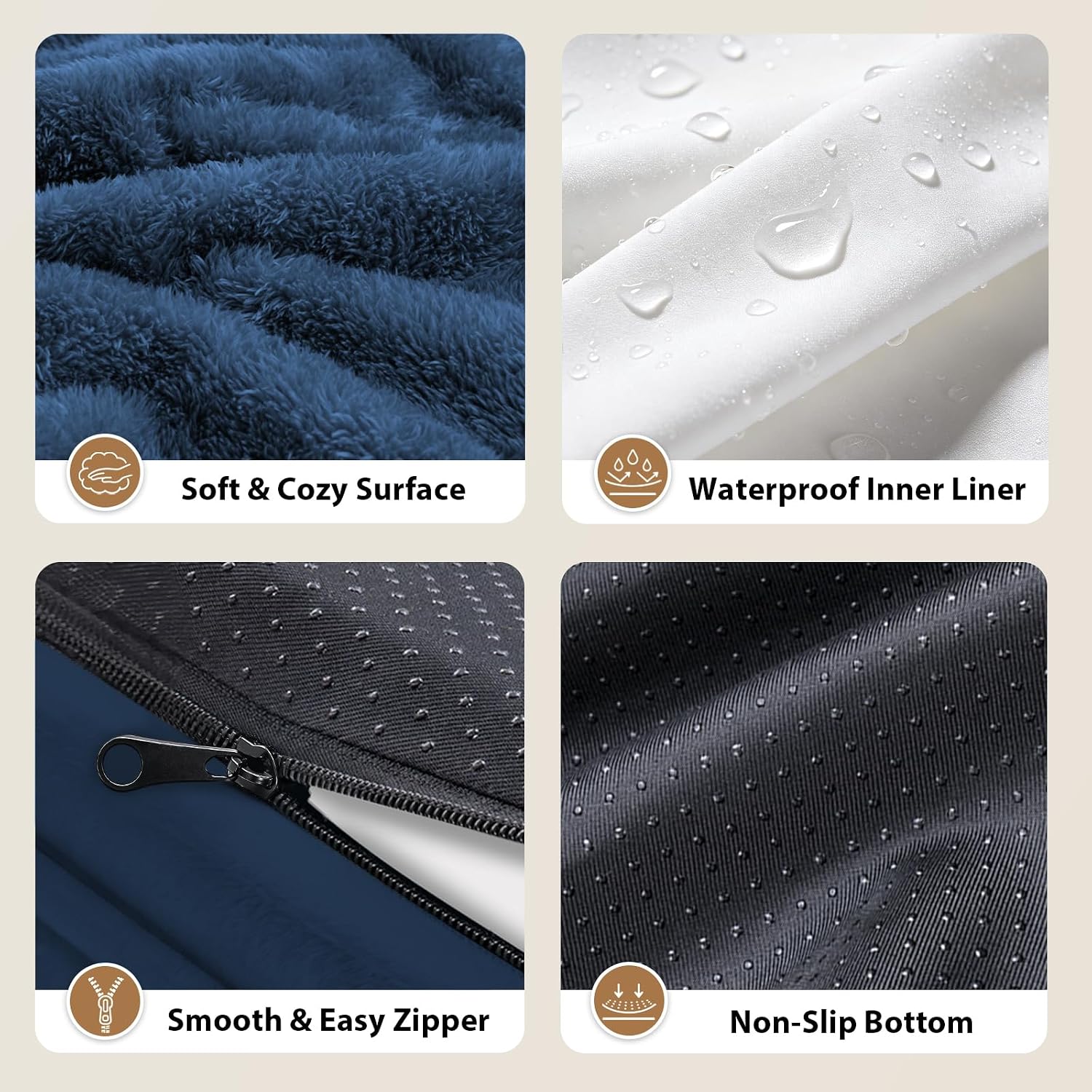 Detalle 2 de Chez Paw Orthopedic Dog Bed, 42 x 30 Inch