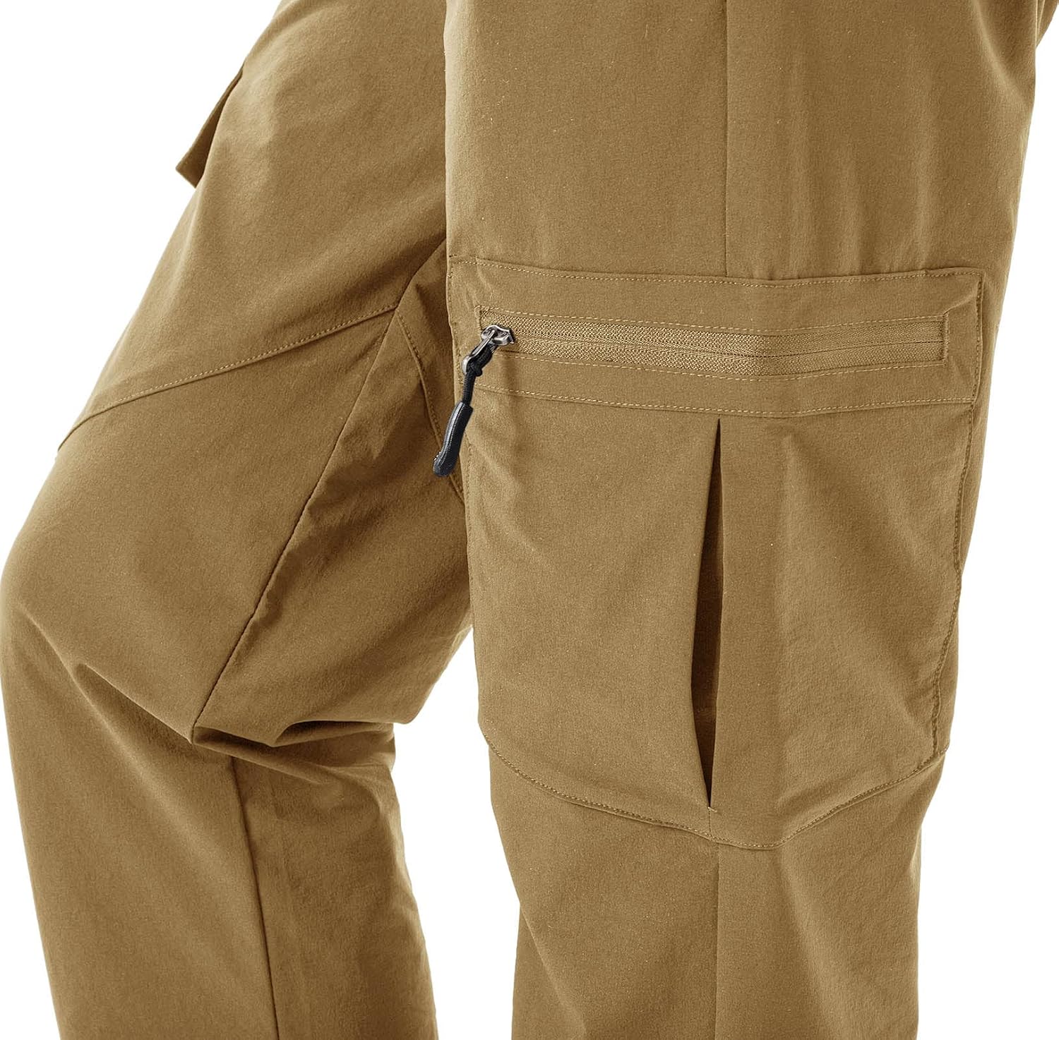Detalle 2 de Rdruko Women's Hiking Cargo Pants, Water-Resistant, Quick-Dry, UPF 50+