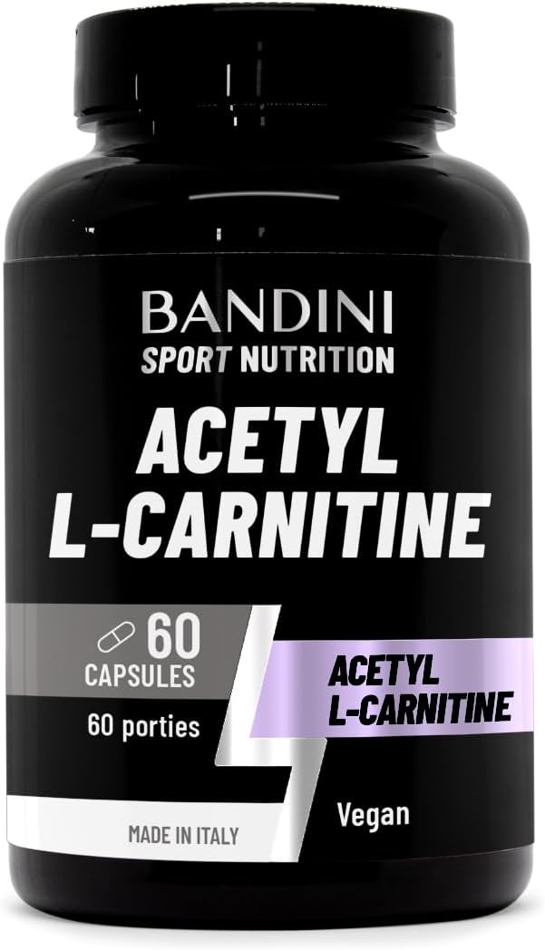 Detalle de BANDINI Acetyl L-Carnitine 1000 mg, veganistische capsules, 60 stuks