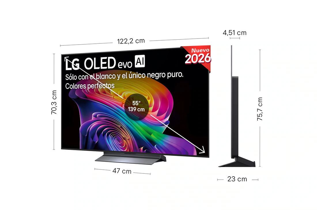 Thumbnail 5 de LG OLED evo AI C6 (OLED55C64LA) — Smart TV 4K de 55 pulgadas, 2026