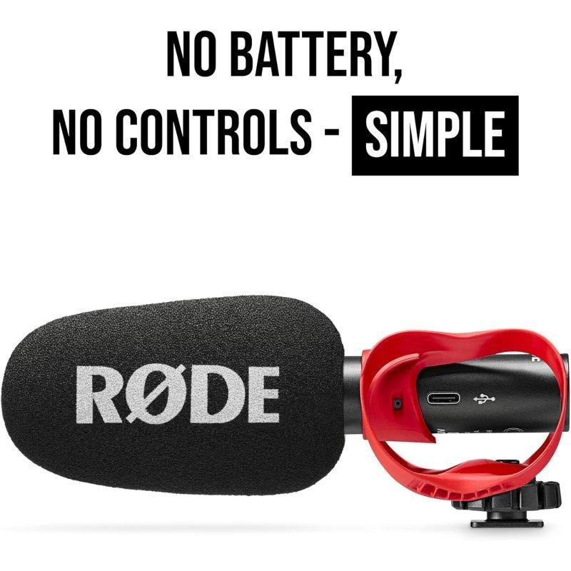 Thumbnail 2 de Rode VideoMic GO II USB supercardioide con sistema HELIX: micrófono compacto para grabar voz con menos ruido