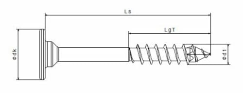 Thumbnail 1 de Spax 681030400303 T-STAR Plus 4CUT tête plate nickel 📏